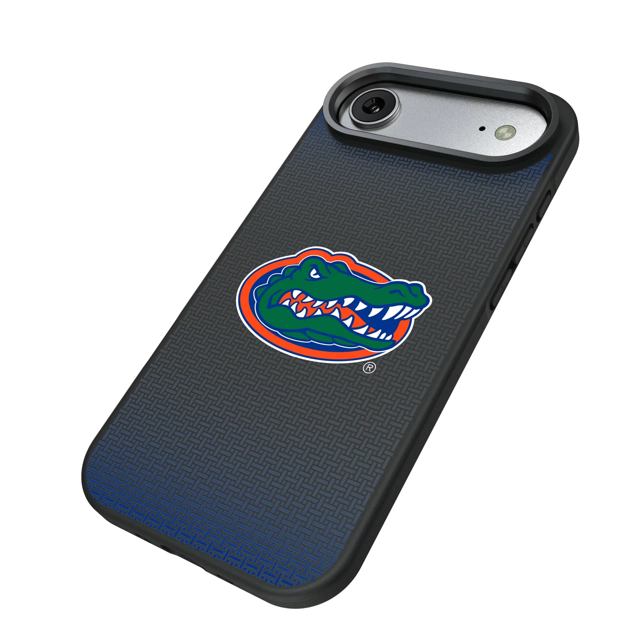 University of Florida Gators Linen iPhone Bump Phone Case for Apple iPhone - Isometric View#Device_iPhone Air