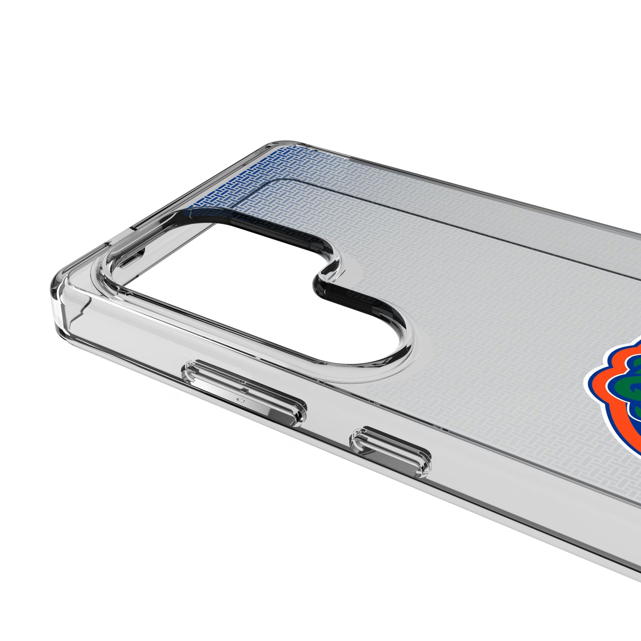 University of Florida Gators Linen Galaxy Clear Phone Case for Samsung Galaxy - Detail