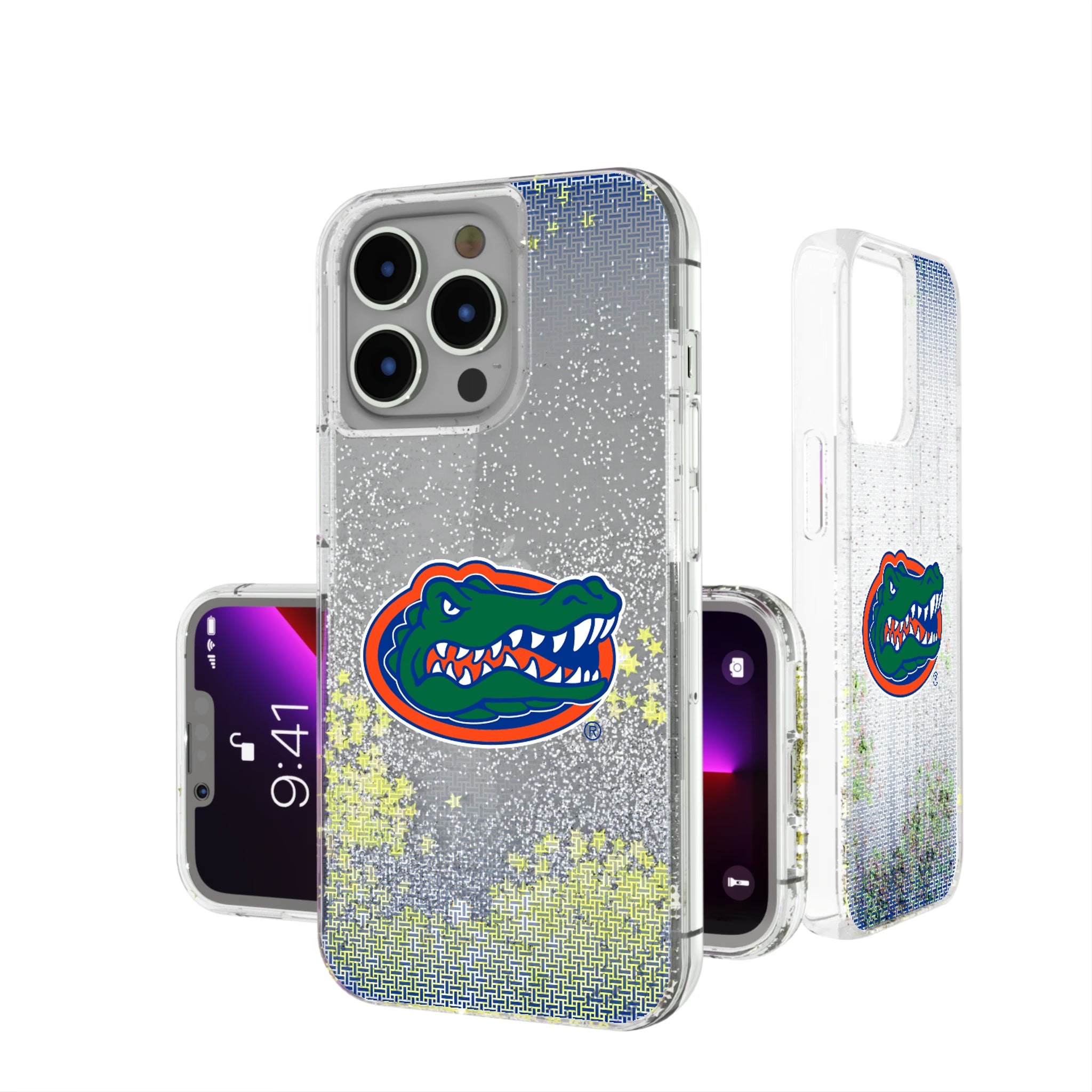 University of Florida Gators Linen iPhone Glitter Phone Case for Apple iPhone