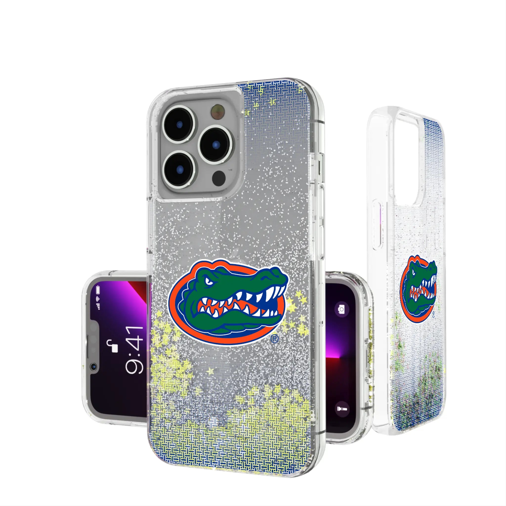 University of Florida Gators Linen iPhone Glitter Phone Case for Apple iPhone