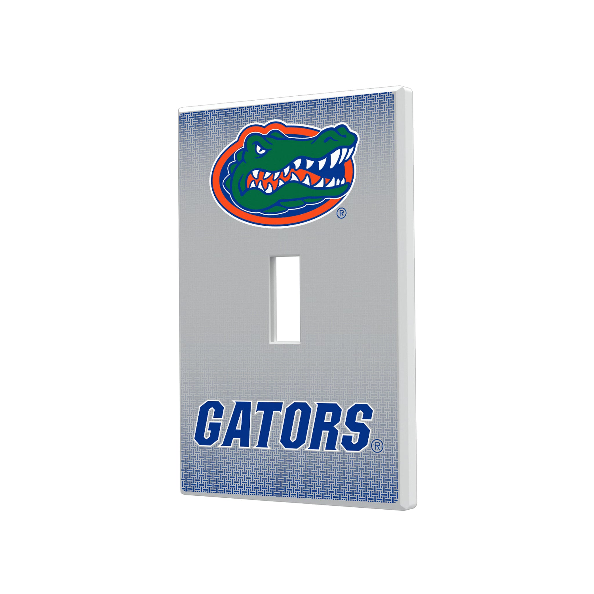 University of Florida Gators Linen Hidden-Screw Light Switch Plate#Style_Single Toggle