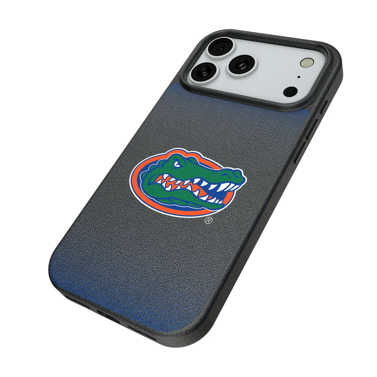 University of Florida Gators Linen iPhone MagSafe Compatible Phone Case for Apple iPhone - Isometric View#Device_iPhone 18 Pro Max