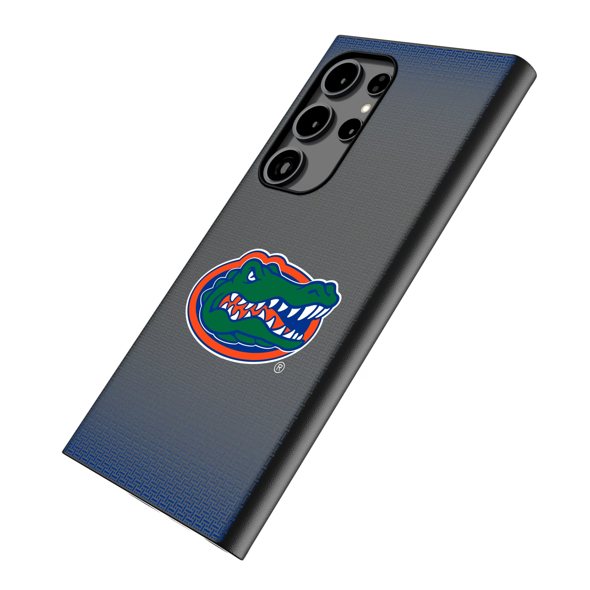 University of Florida Gators Linen Galaxy MagSafe Compatible Phone Case for Samsung Galaxy - Isometric View