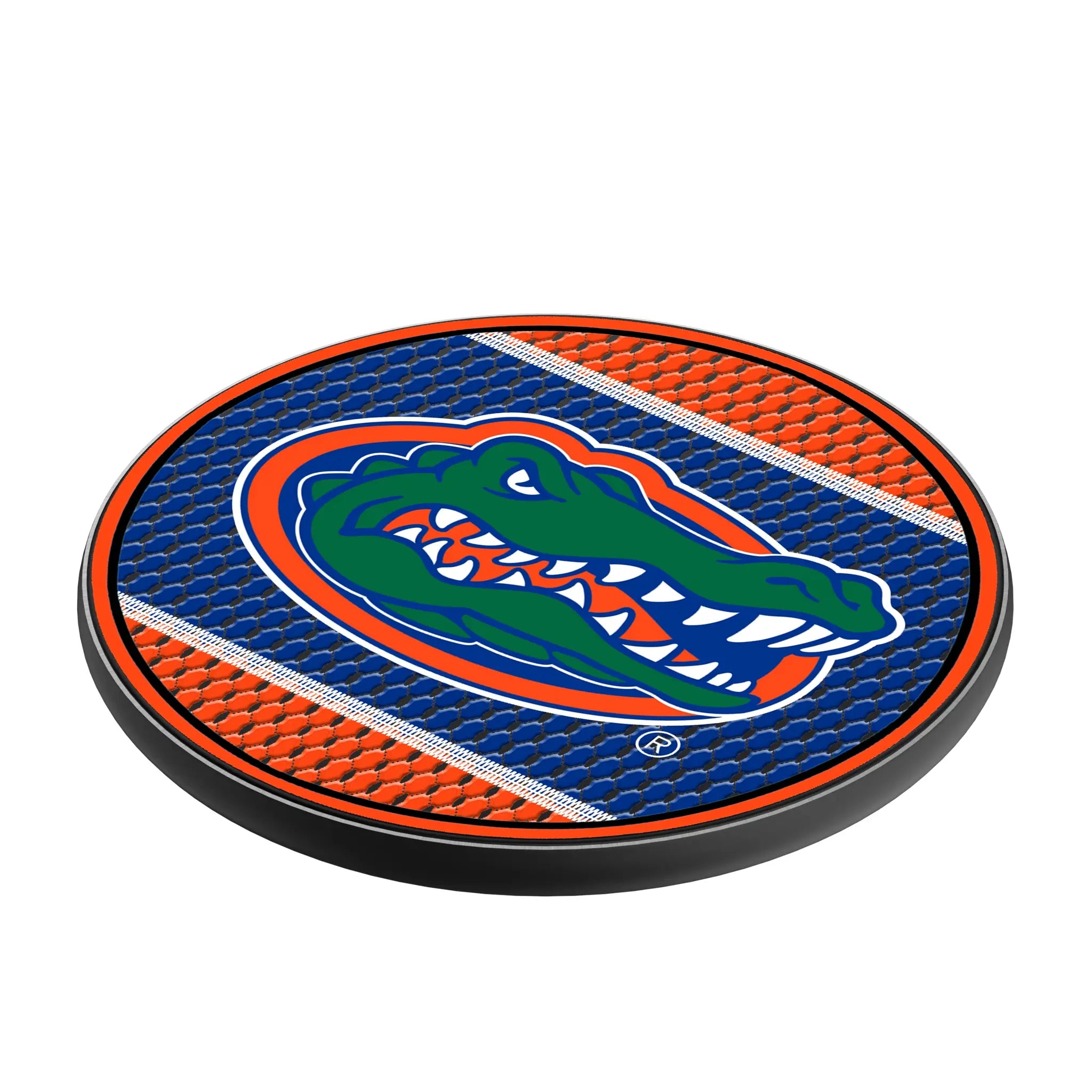 University of Florida Gators Mesh 15-Watt Wireless Charger - Isometric View