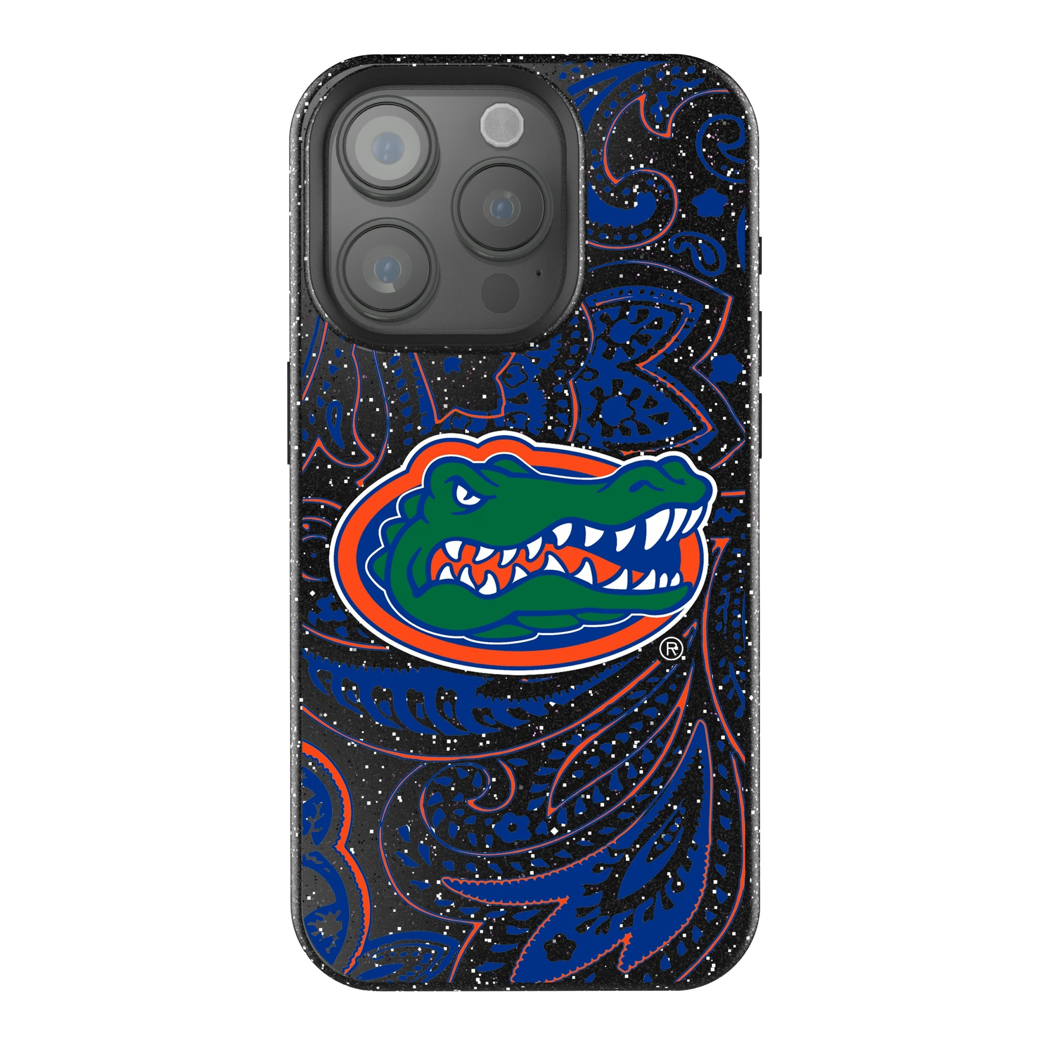 University of Florida Gators Paisley iPhone Bling Phone Case for Apple iPhone