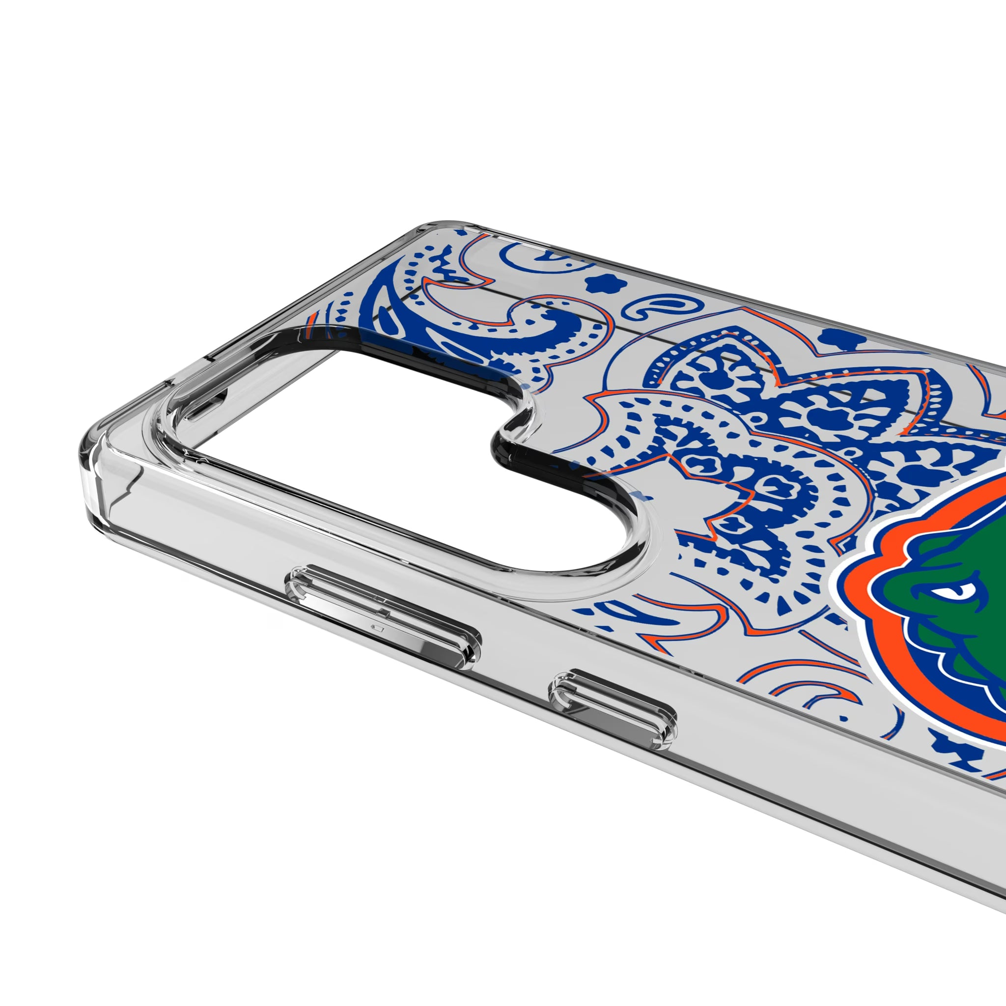 University of Florida Gators Paisley Galaxy Clear Phone Case for Samsung Galaxy - Detail