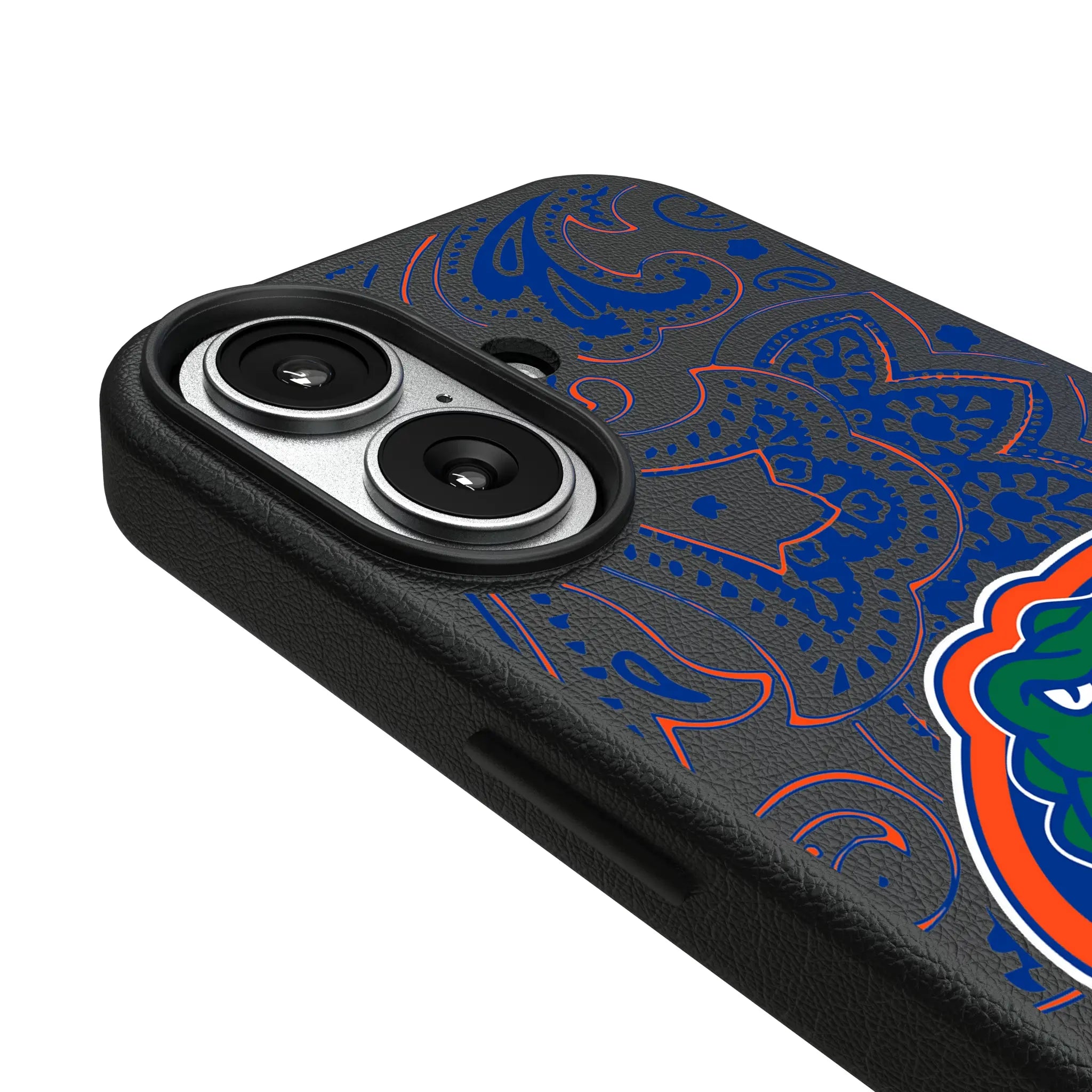 University of Florida Gators Paisley iPhone MagSafe Compatible Phone Case for Apple iPhone - Detail#Device_iPhone 17