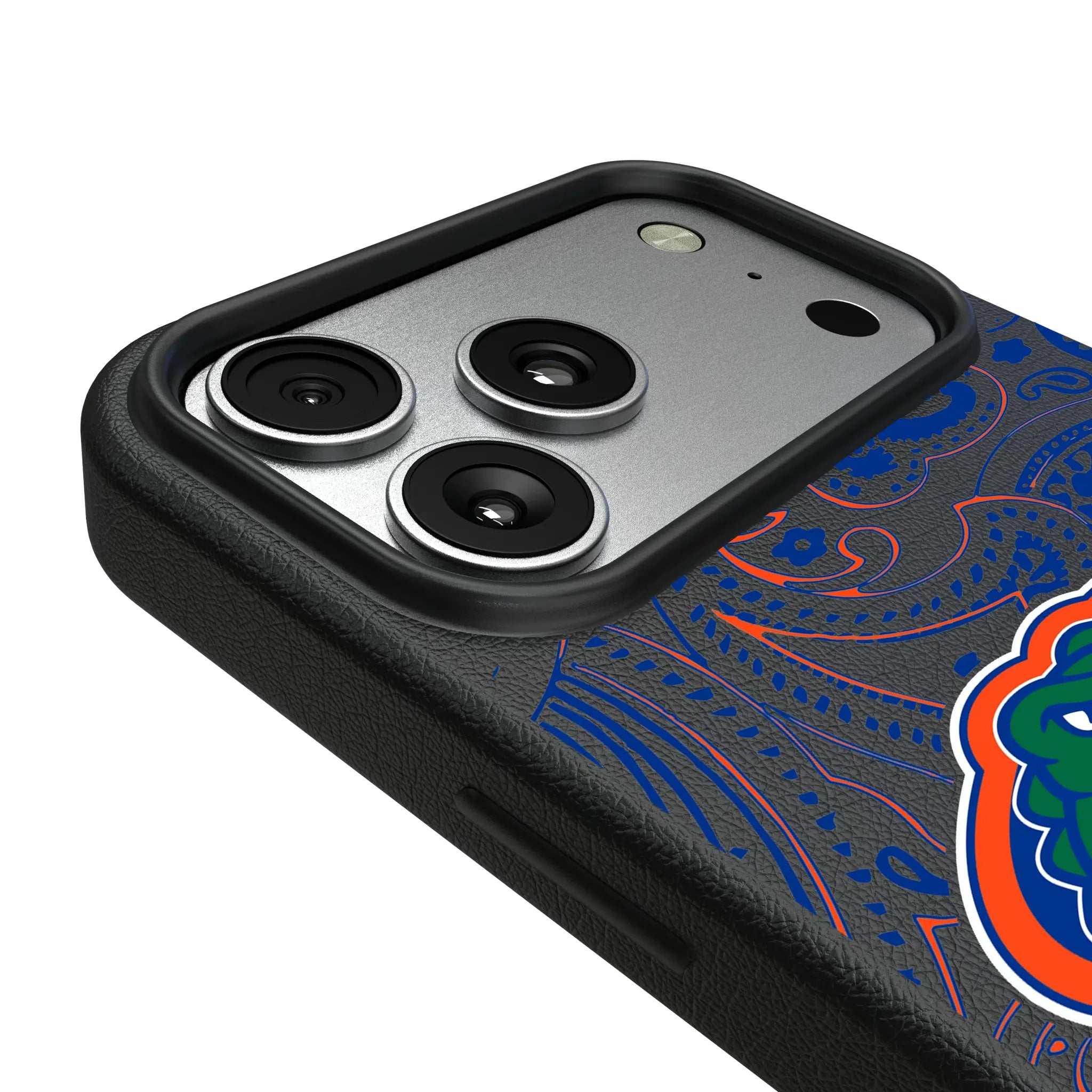 University of Florida Gators Paisley iPhone MagSafe Compatible Phone Case for Apple iPhone - Detail#Device_iPhone 17 Pro Max