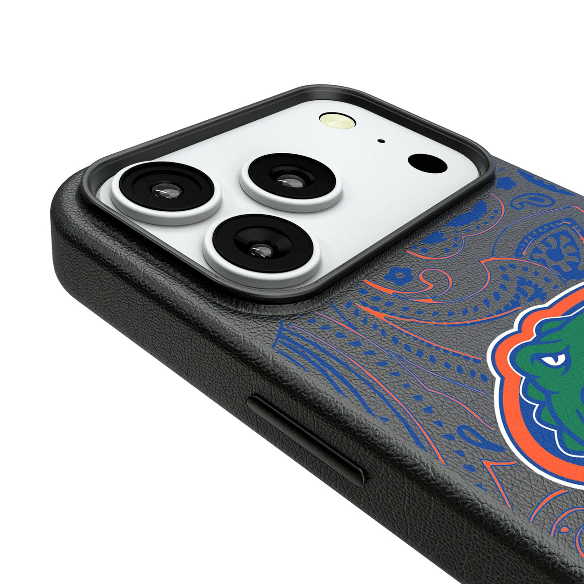 University of Florida Gators Paisley iPhone MagSafe Compatible Phone Case for Apple iPhone - Detail#Device_iPhone 18 Pro