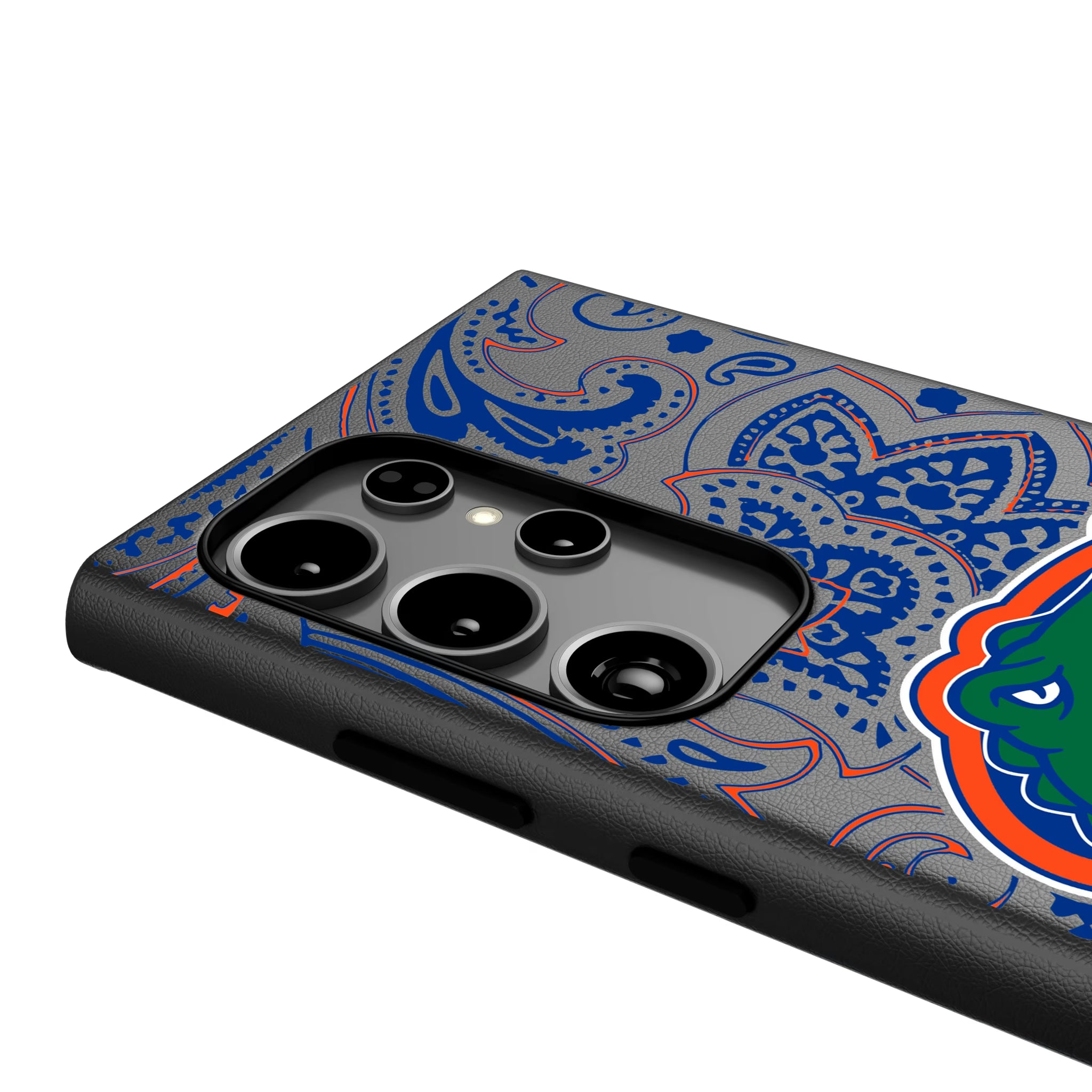 University of Florida Gators Paisley Galaxy MagSafe Compatible Phone Case for Samsung Galaxy - Detail