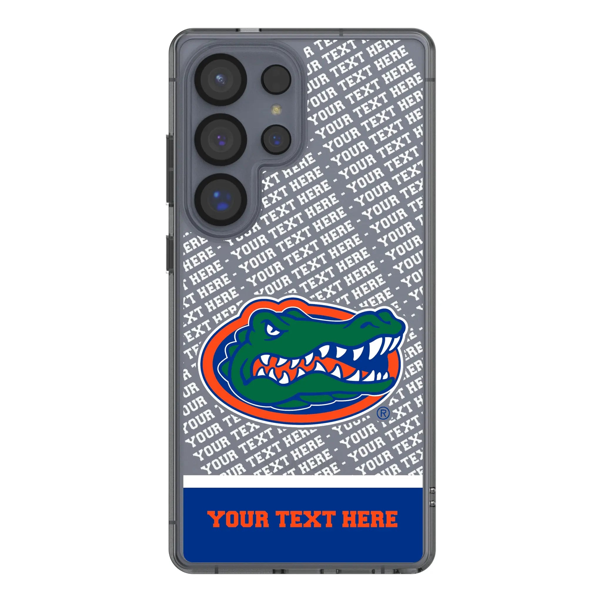 University of Florida Gators Personalized EndZone Plus Galaxy Clear Phone Case for Samsung Galaxy#Device_Galaxy S25 Ultra