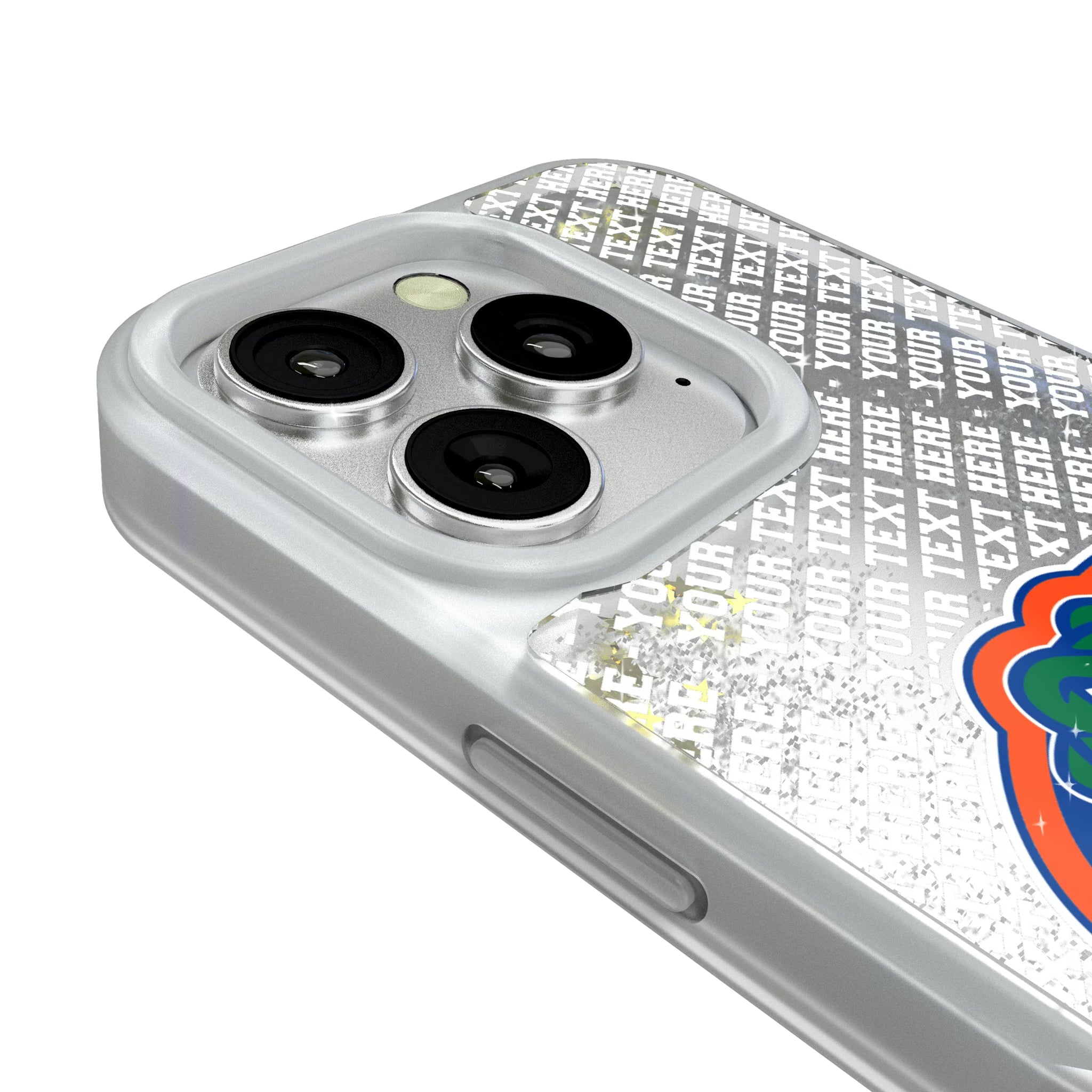 University of Florida Gators Personalized EndZone Plus iPhone Glitter Phone Case for Apple iPhone - Detail#Device_iPhone 16 Pro
