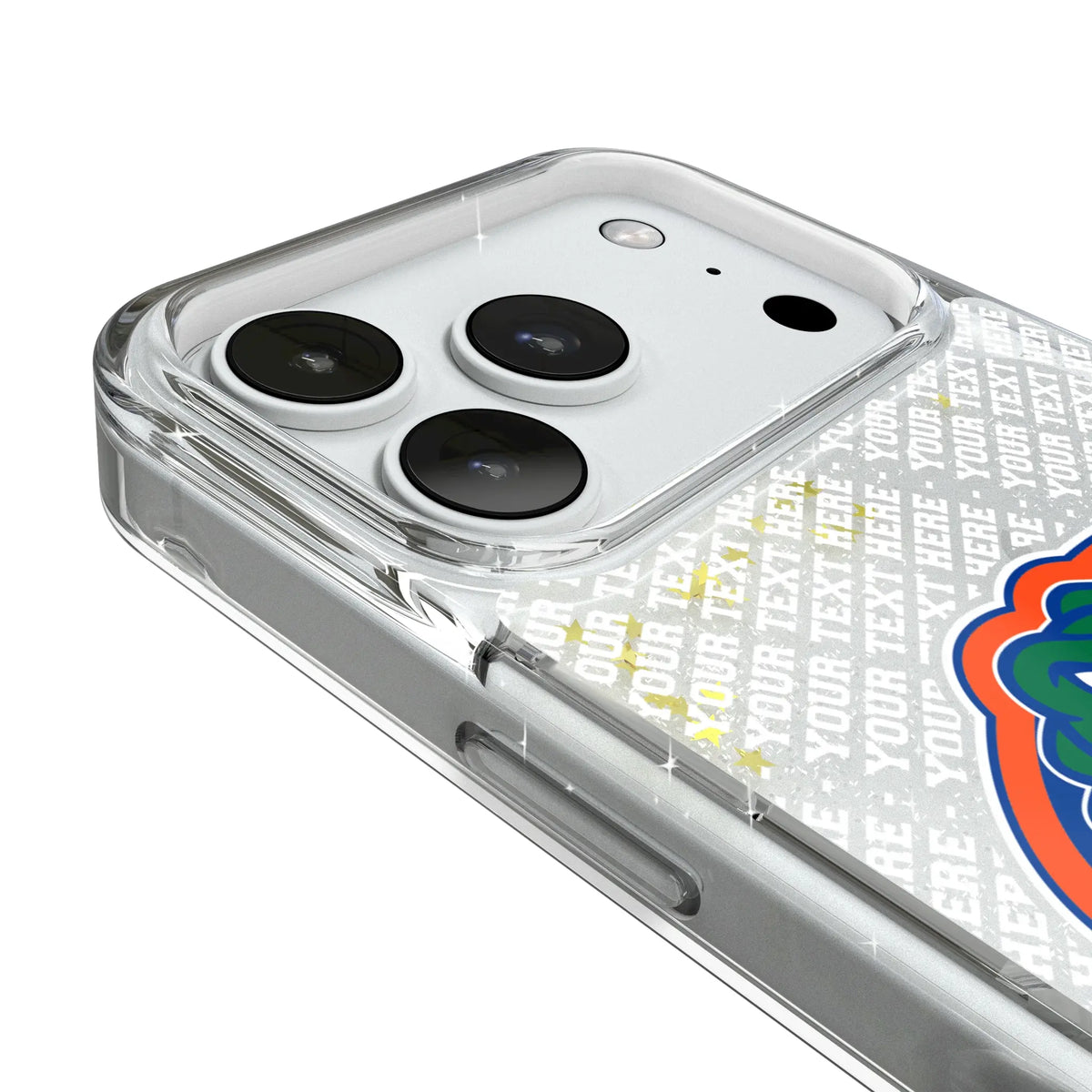 University of Florida Gators Personalized EndZone Plus iPhone Glitter Phone Case for Apple iPhone - Detail#Device_iPhone 18 Pro
