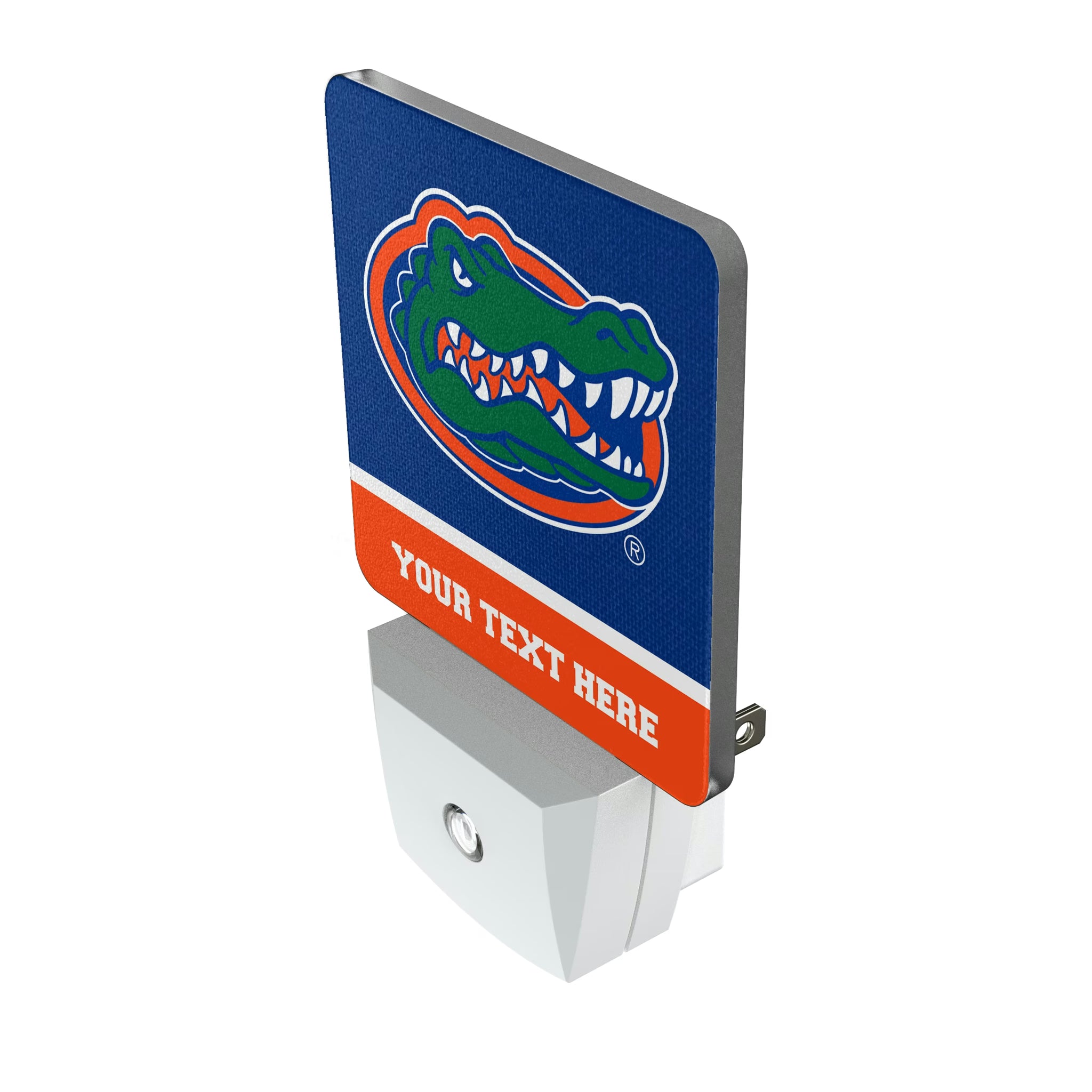 University of Florida Gators Personalized Endzone Solid Night Light 2-Pack - Isometric View