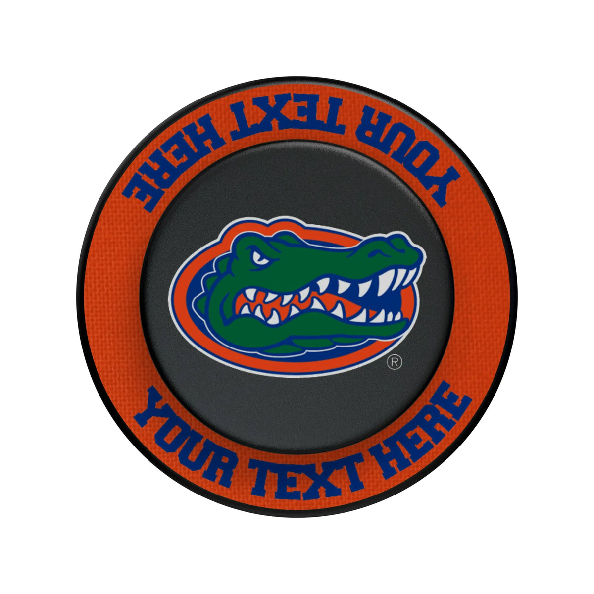 University of Florida Gators Personalized Endzone Solid Popsockets Round Magnetic
