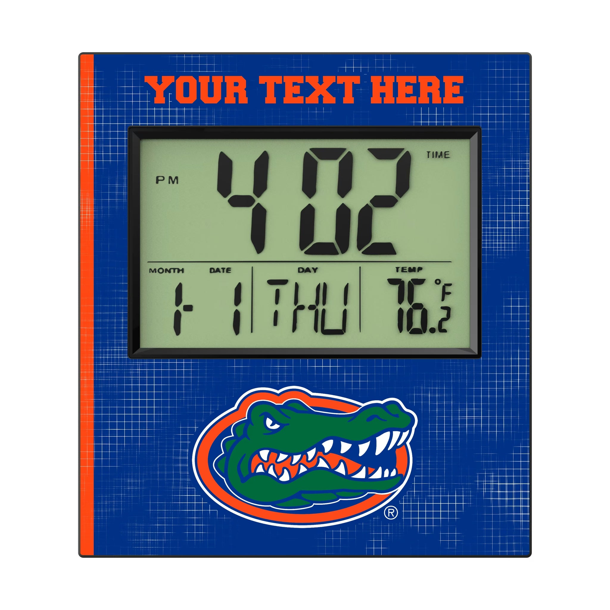 University of Florida Gators Personalized Hatch Wall Clock