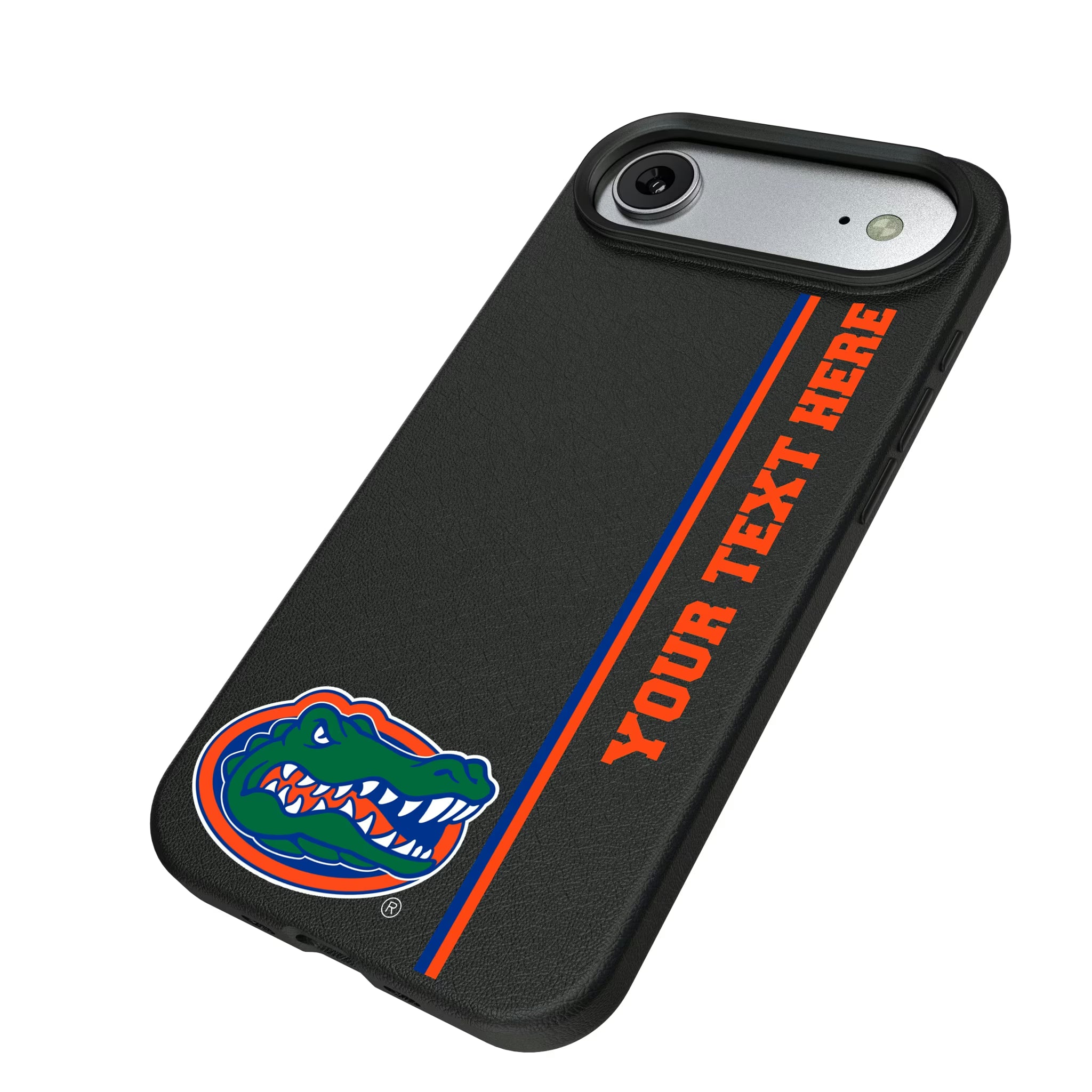 University of Florida Gators Personalized Sidebard iPhone MagSafe Compatible Phone Case for Apple iPhone - Isometric View#Device_iPhone Air