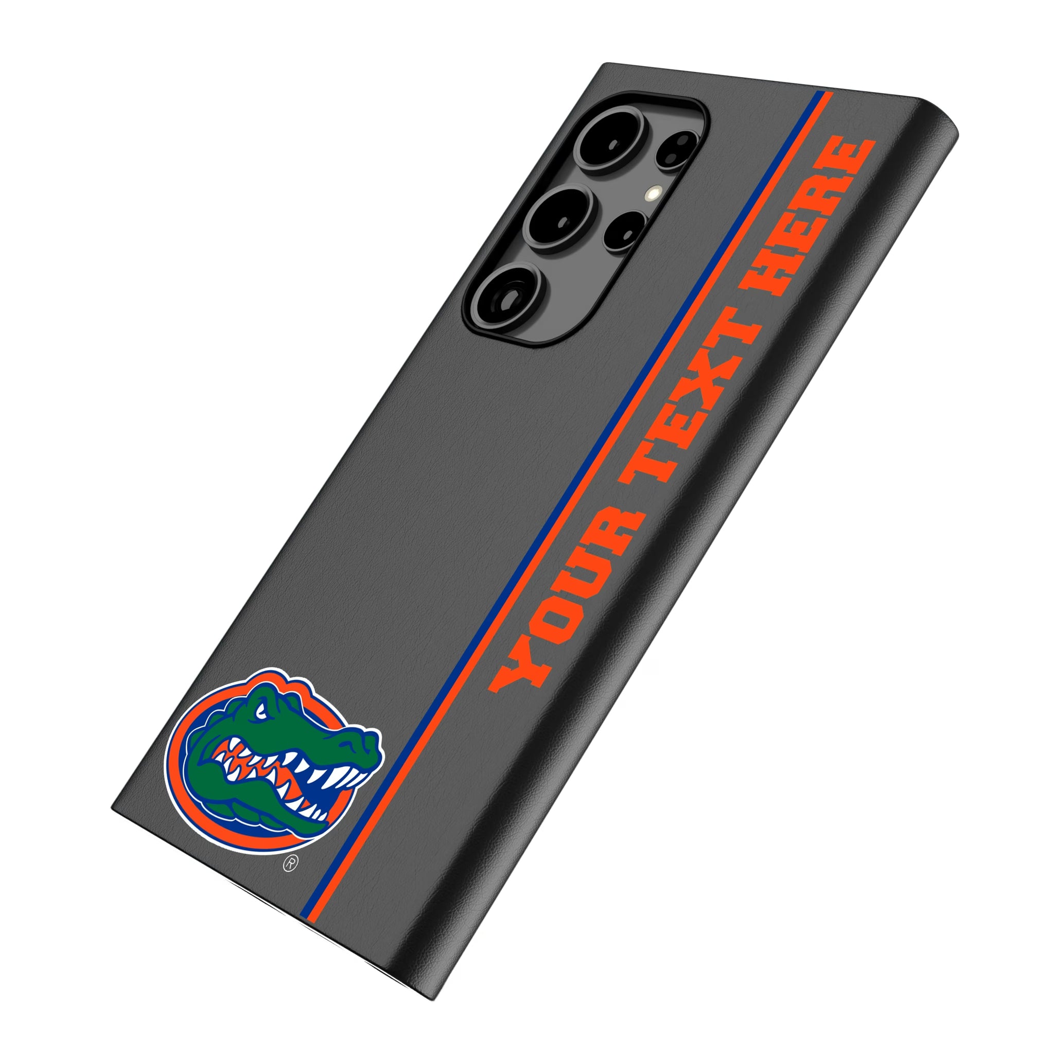 University of Florida Gators Personalized Sidebard Galaxy MagSafe Compatible Phone Case for Samsung Galaxy - Isometric View