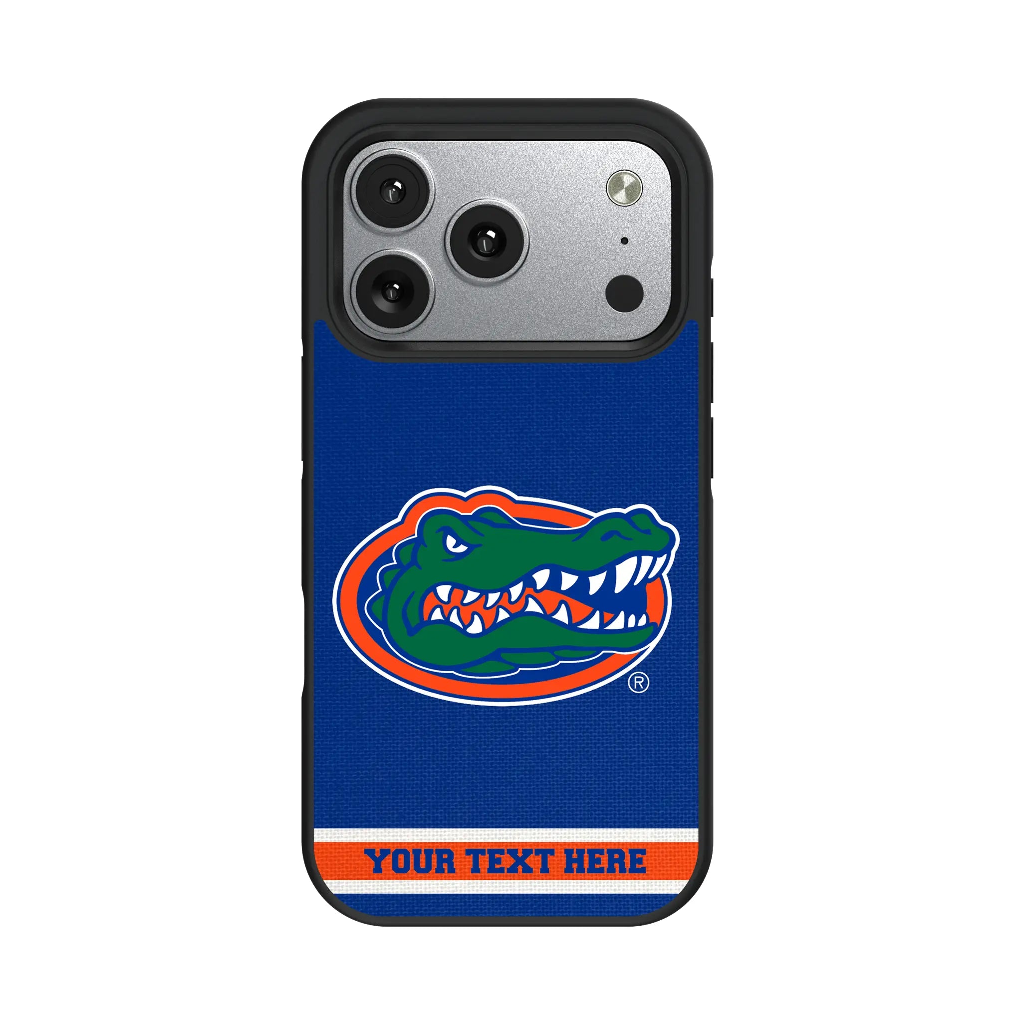 University of Florida Gators Personalized Stripe iPhone Bump Phone Case for Apple iPhone#Device_iPhone 17 Pro