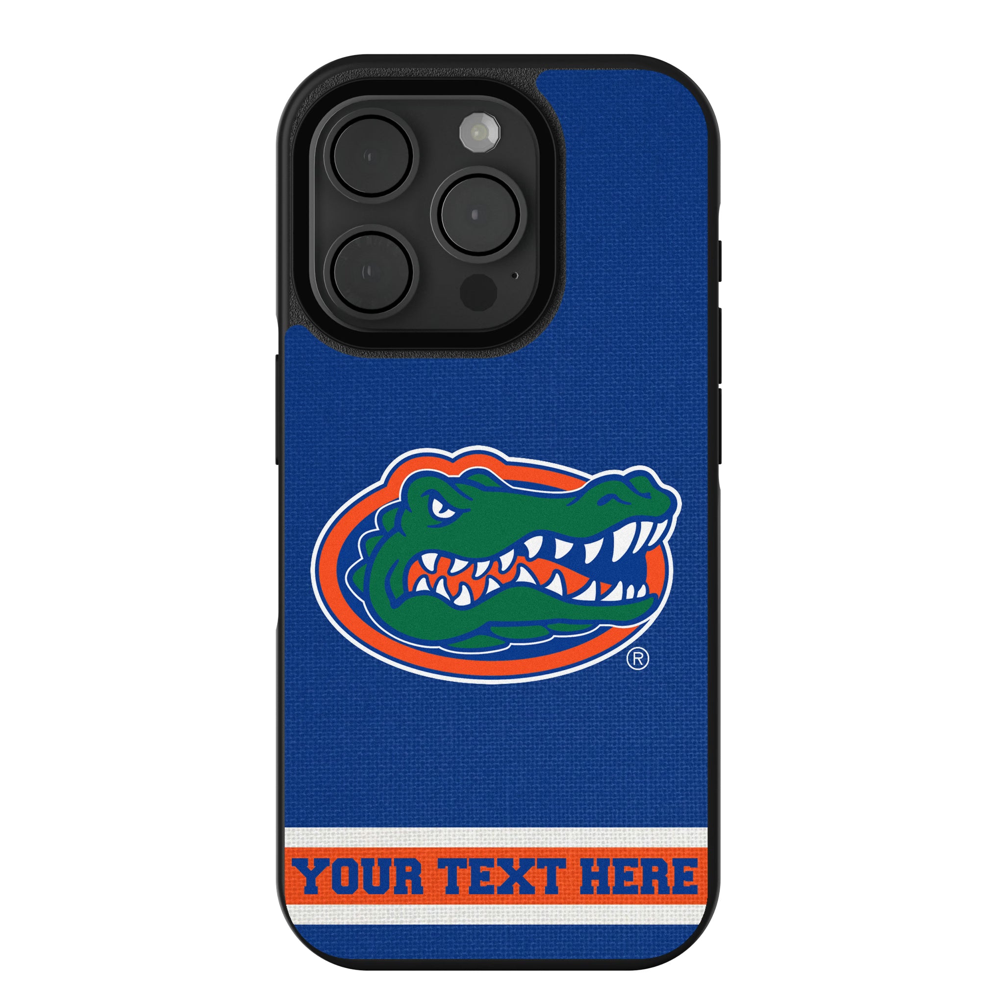 University of Florida Gators Personalized Stripe iPhone Bump Phone Case for Apple iPhone