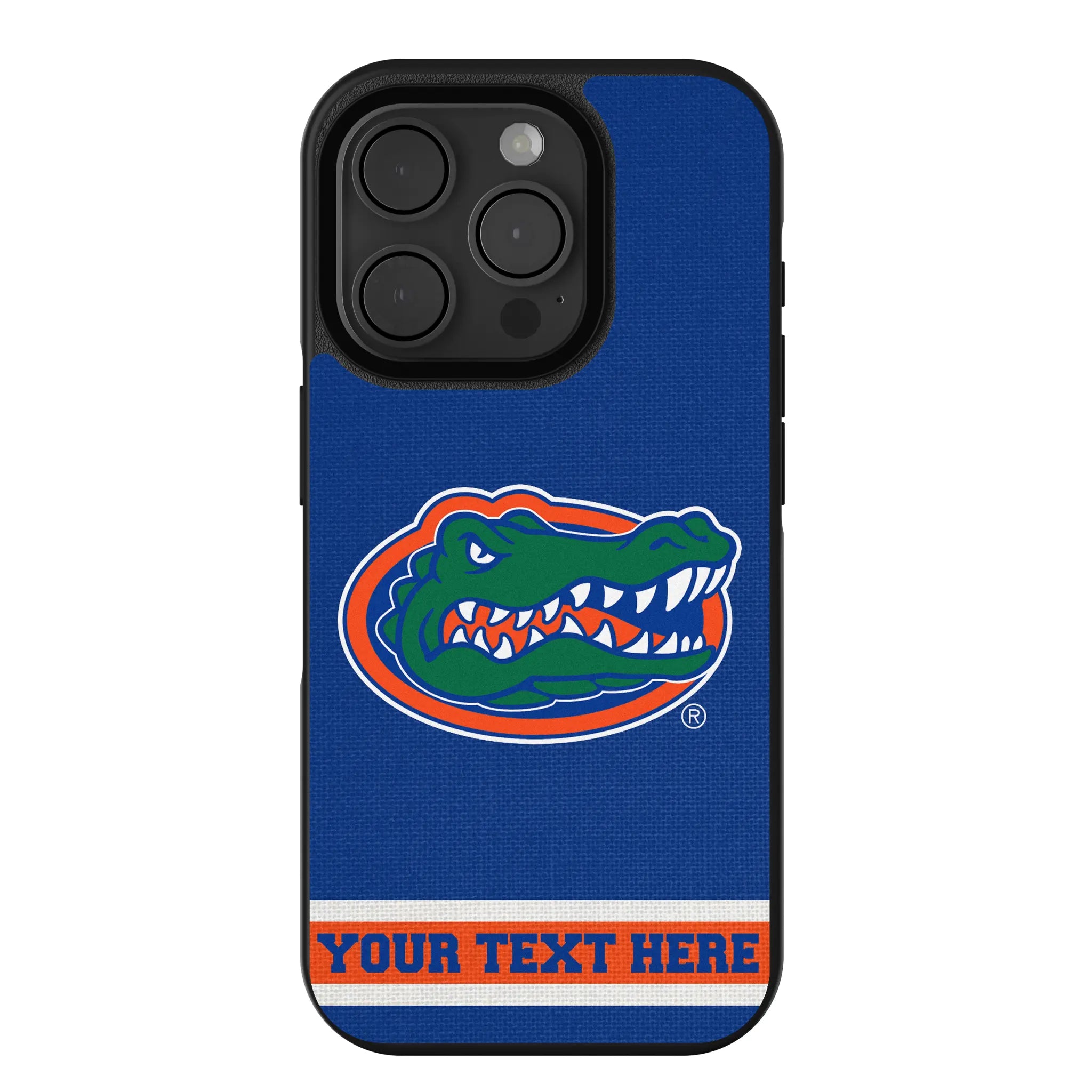 University of Florida Gators Personalized Stripe iPhone Bump Phone Case for Apple iPhone