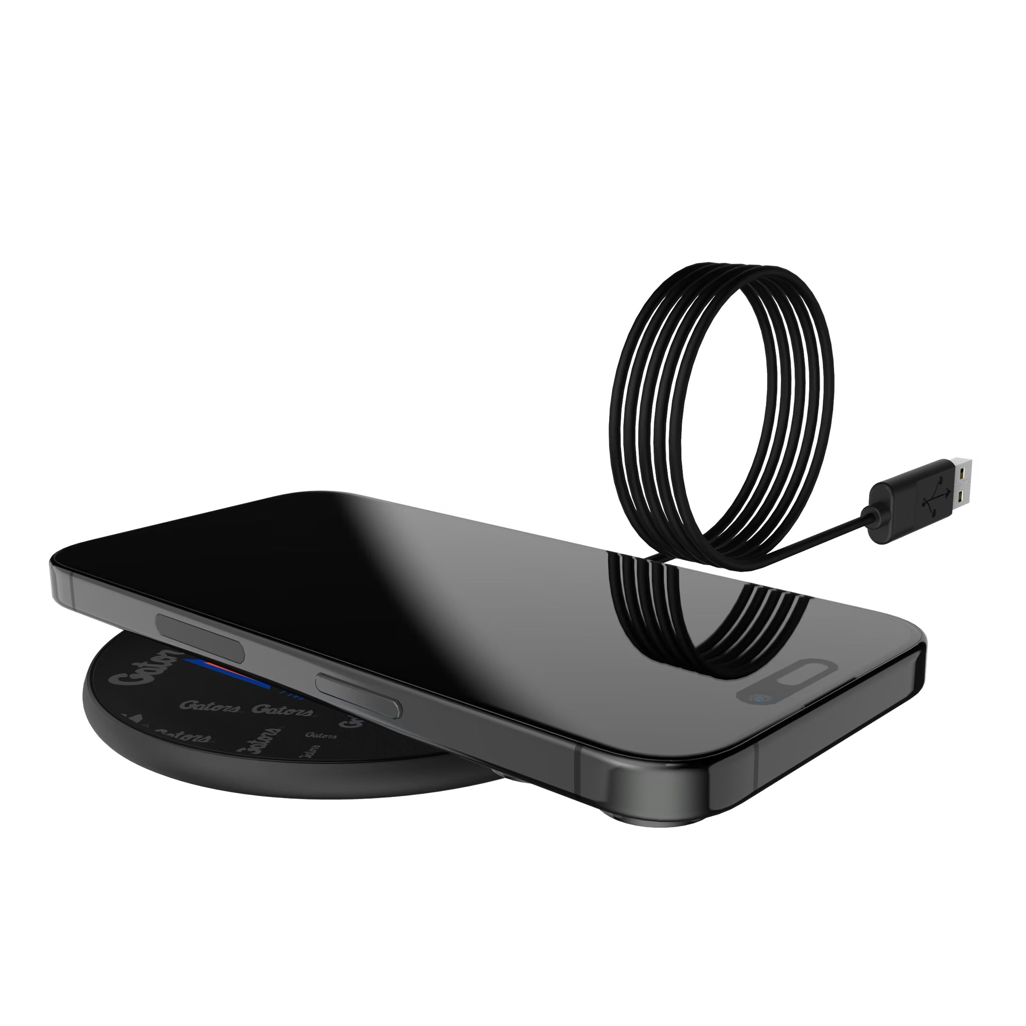 University of Florida Gators Quadtile 15-Watt Wireless Charger - Lifestyle
