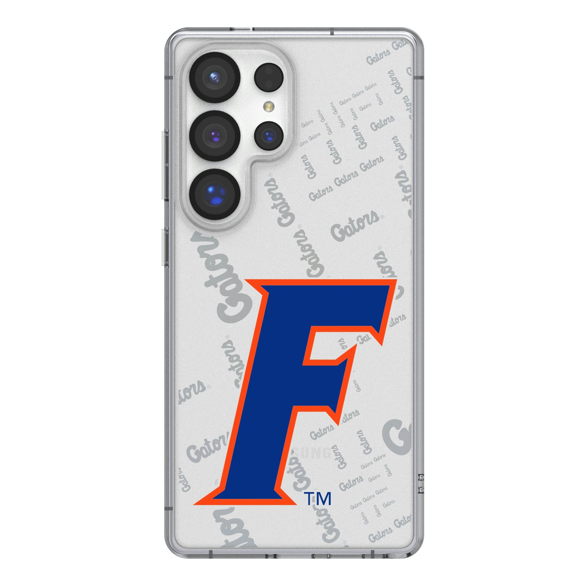 University of Florida Gators Quadtile Galaxy Clear Phone Case for Samsung Galaxy