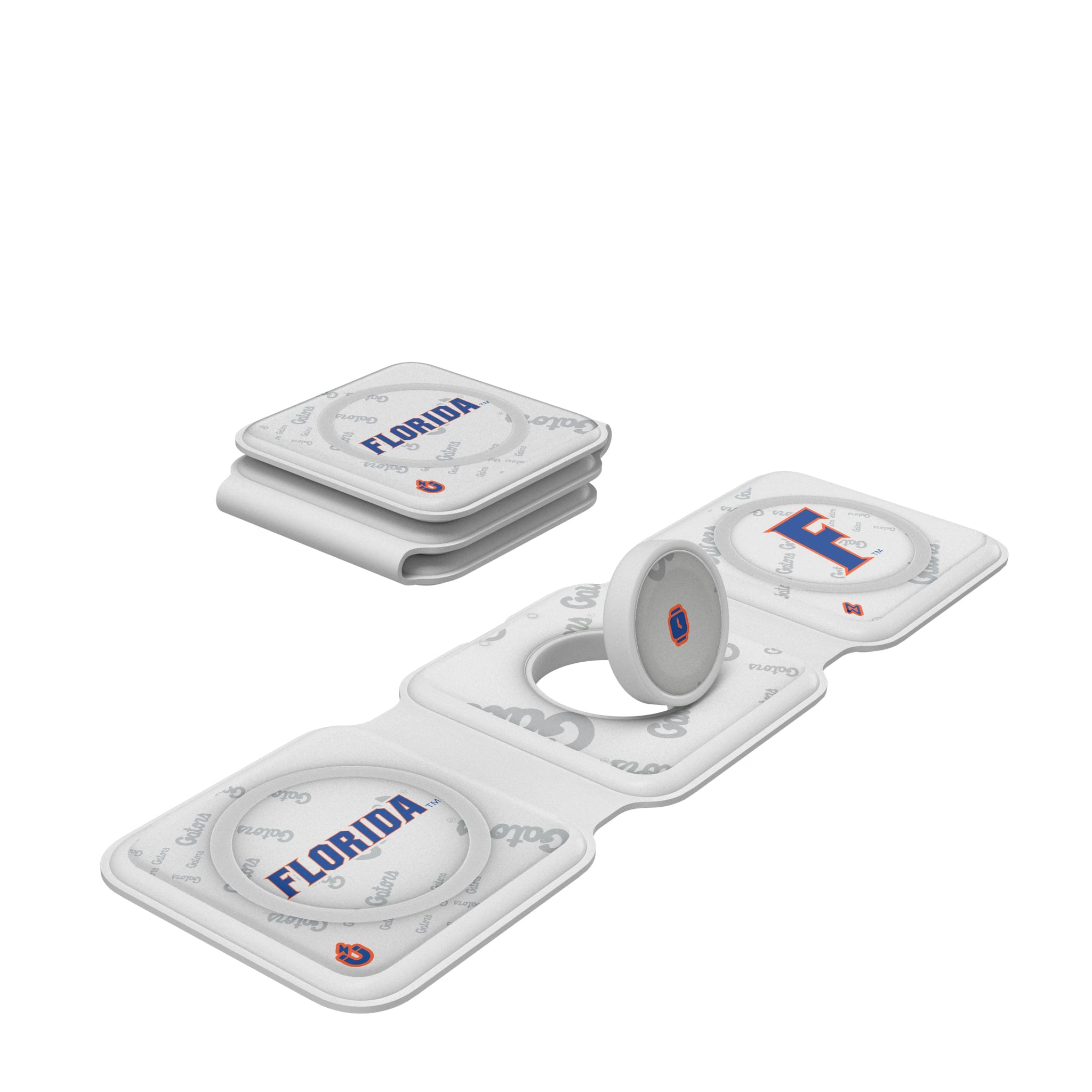 University of Florida Gators Quadtile Foldable 3 in 1 Charger
