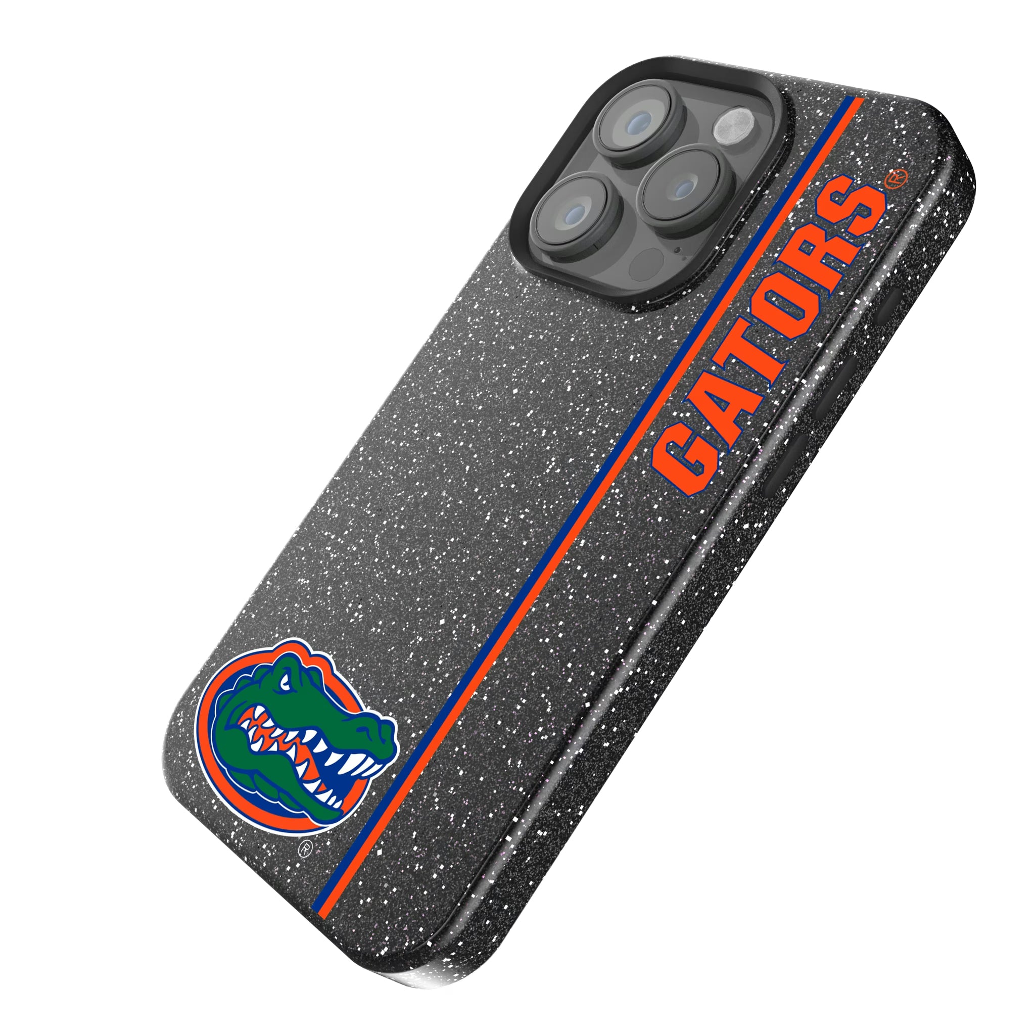 University of Florida Gators Sidebar iPhone Bling Phone Case for Apple iPhone - Isometric View