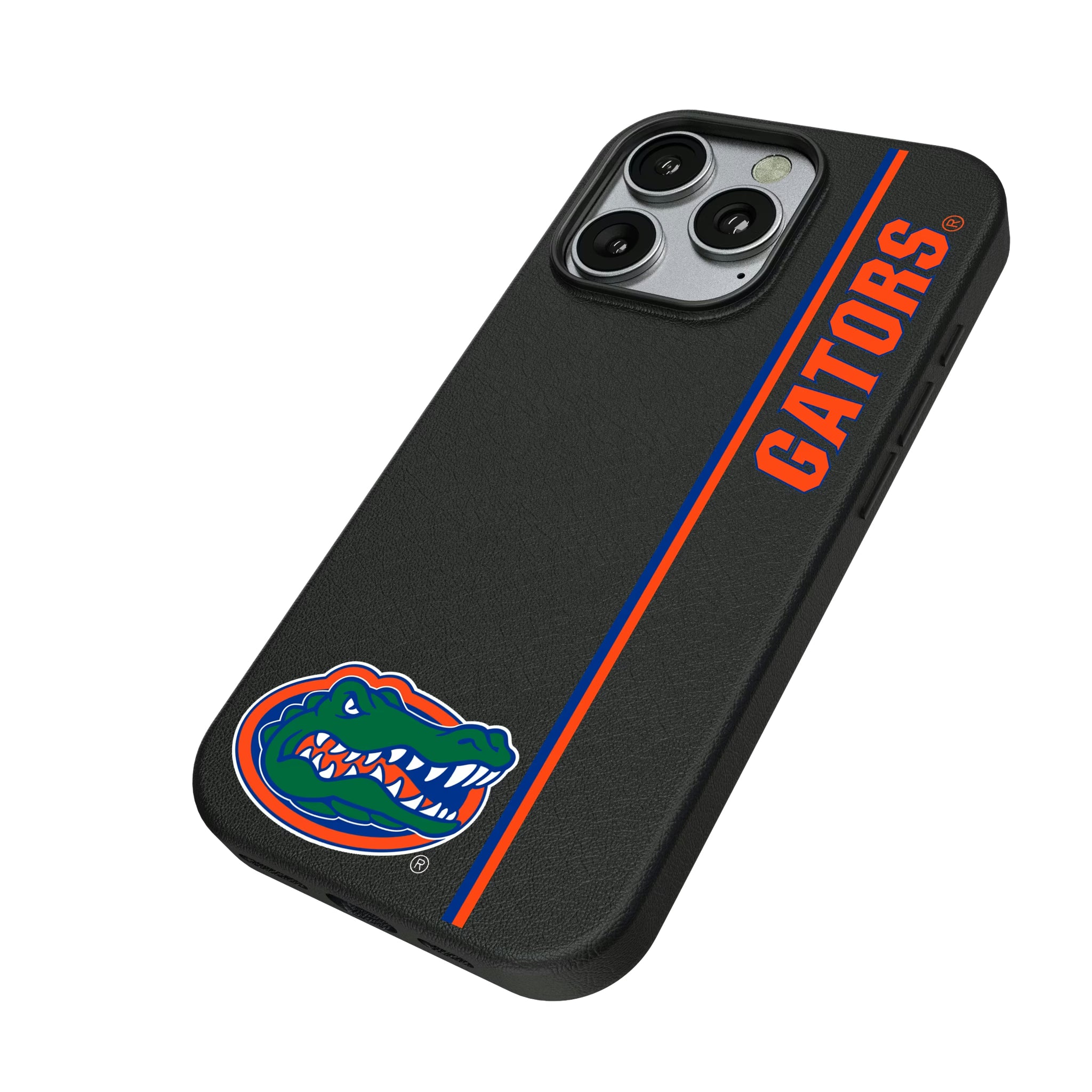 University of Florida Gators Sidebar iPhone MagSafe Compatible Phone Case for Apple iPhone - Isometric View