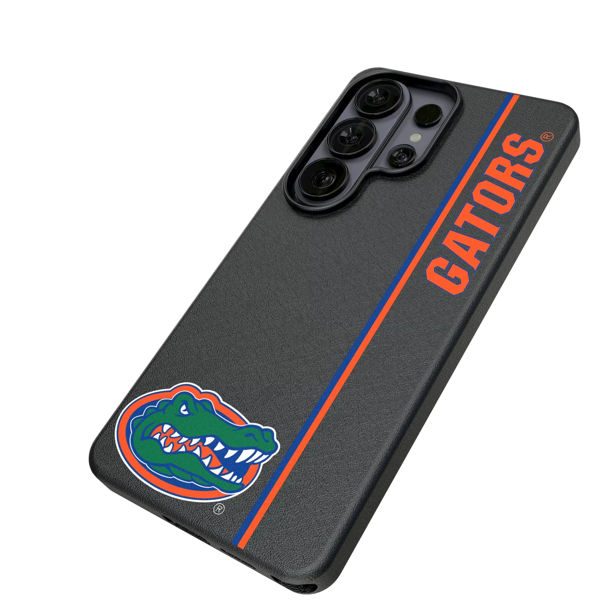 University of Florida Gators Sidebar Galaxy MagSafe Compatible Phone Case for Samsung Galaxy - Isometric View#Device_Galaxy S26 Ultra