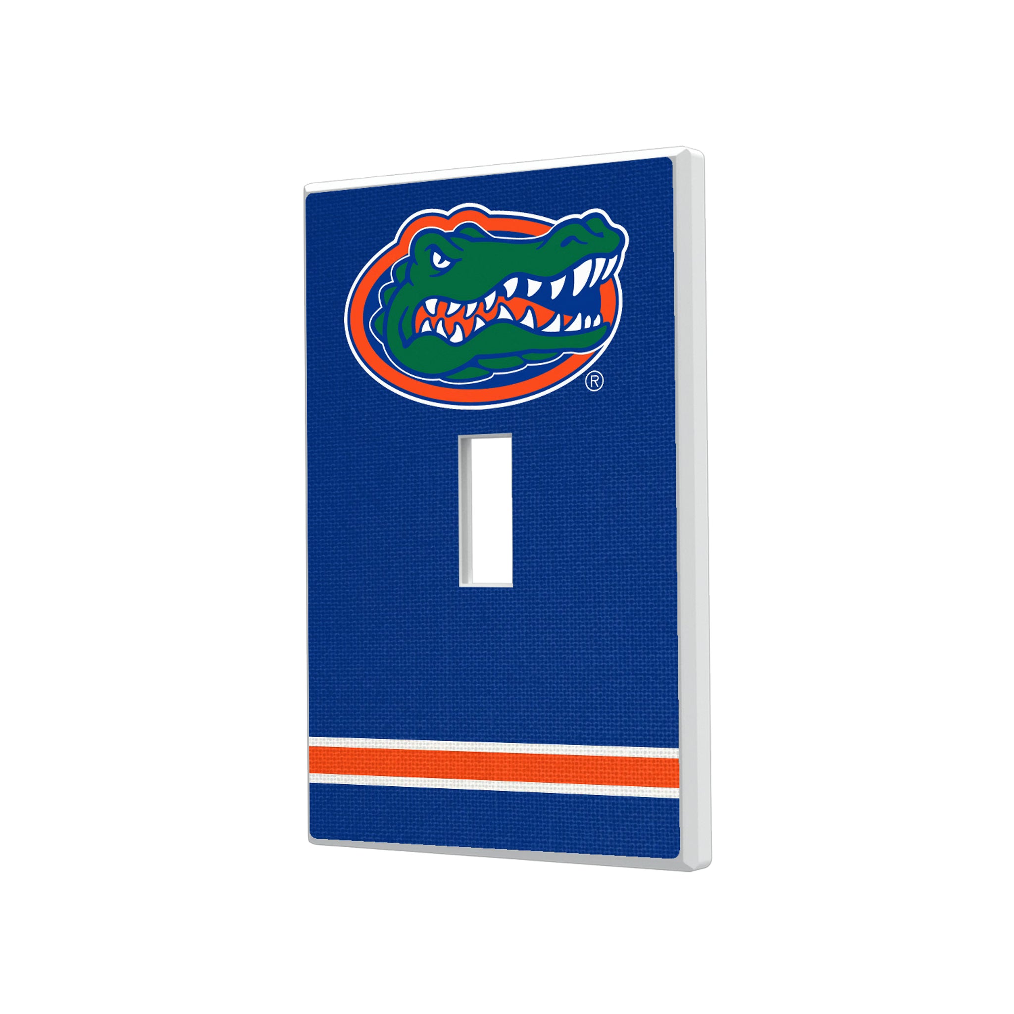 University of Florida Gators Stripe Hidden-Screw Light Switch Plate#Style_Single Toggle