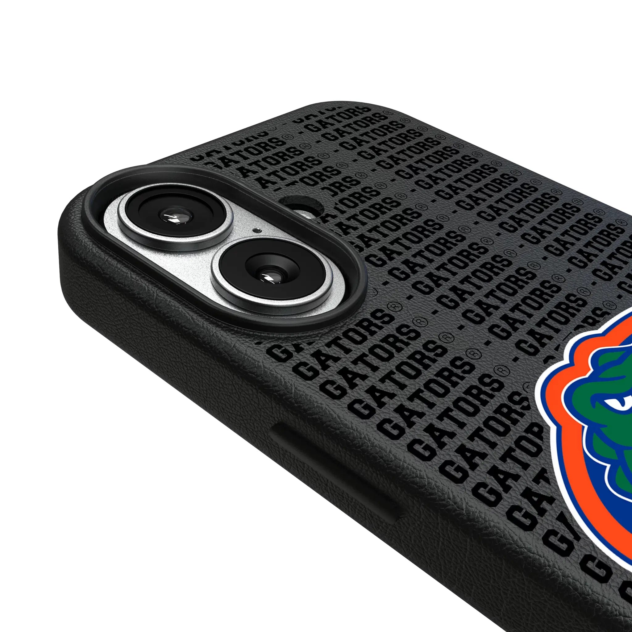 University of Florida Gators Text Backdrop iPhone MagSafe Compatible Phone Case for Apple iPhone - Detail#Device_iPhone 17