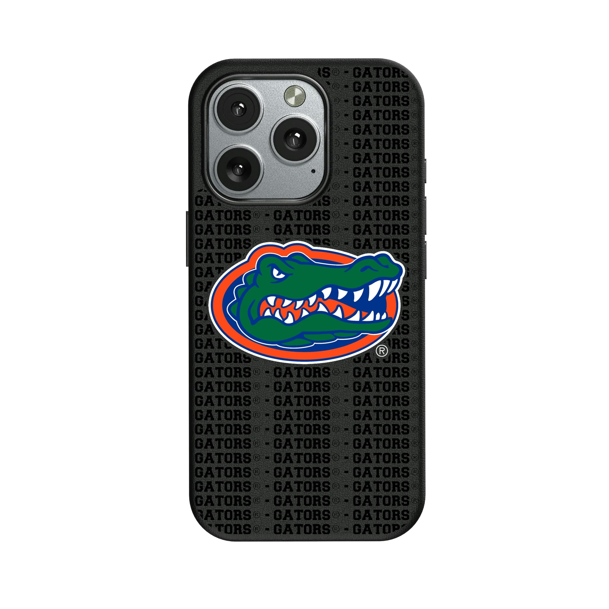 University of Florida Gators Text Backdrop iPhone MagSafe Compatible Phone Case for Apple iPhone