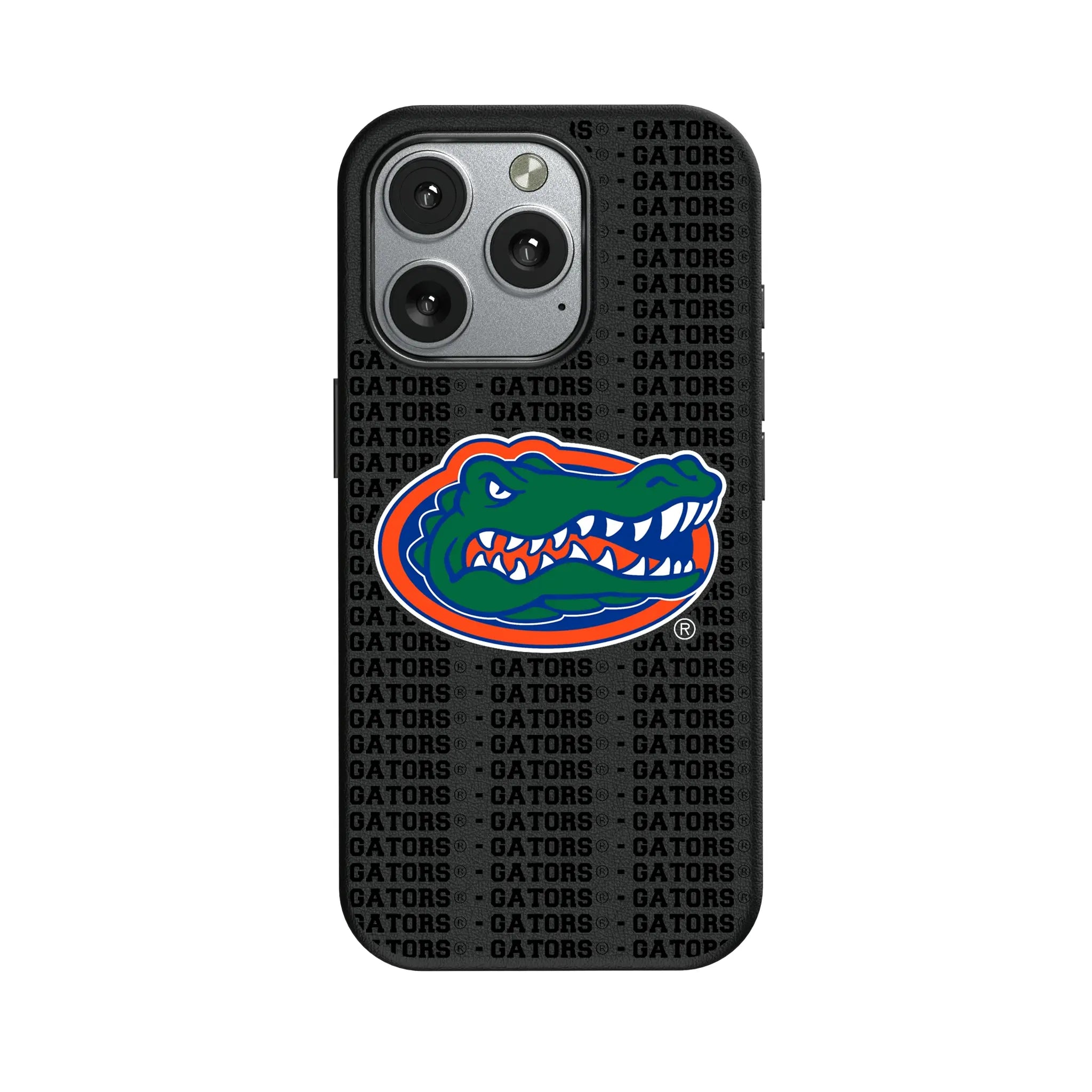 University of Florida Gators Text Backdrop iPhone MagSafe Compatible Phone Case for Apple iPhone