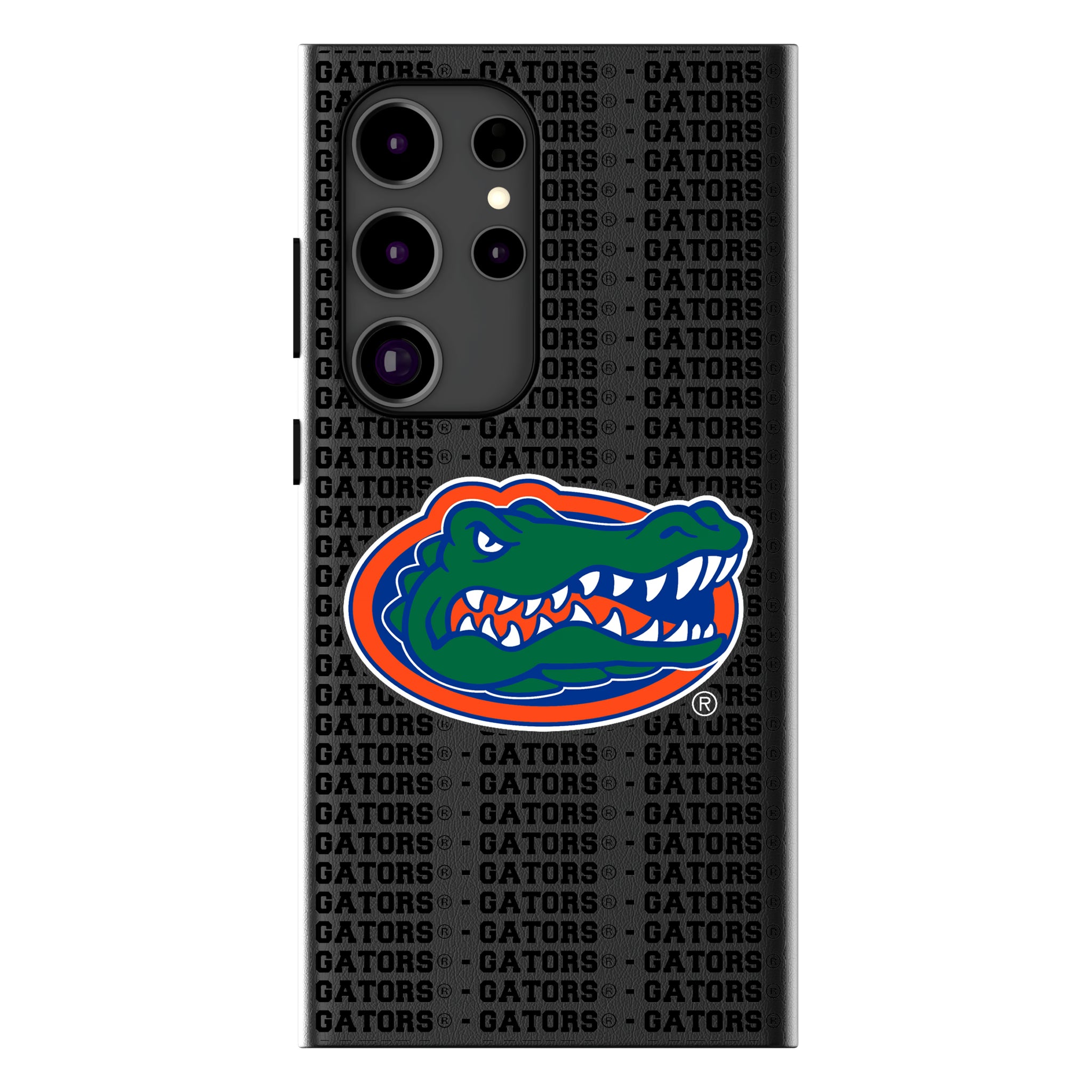 University of Florida Gators Text Backdrop Galaxy MagSafe Compatible Phone Case for Samsung Galaxy