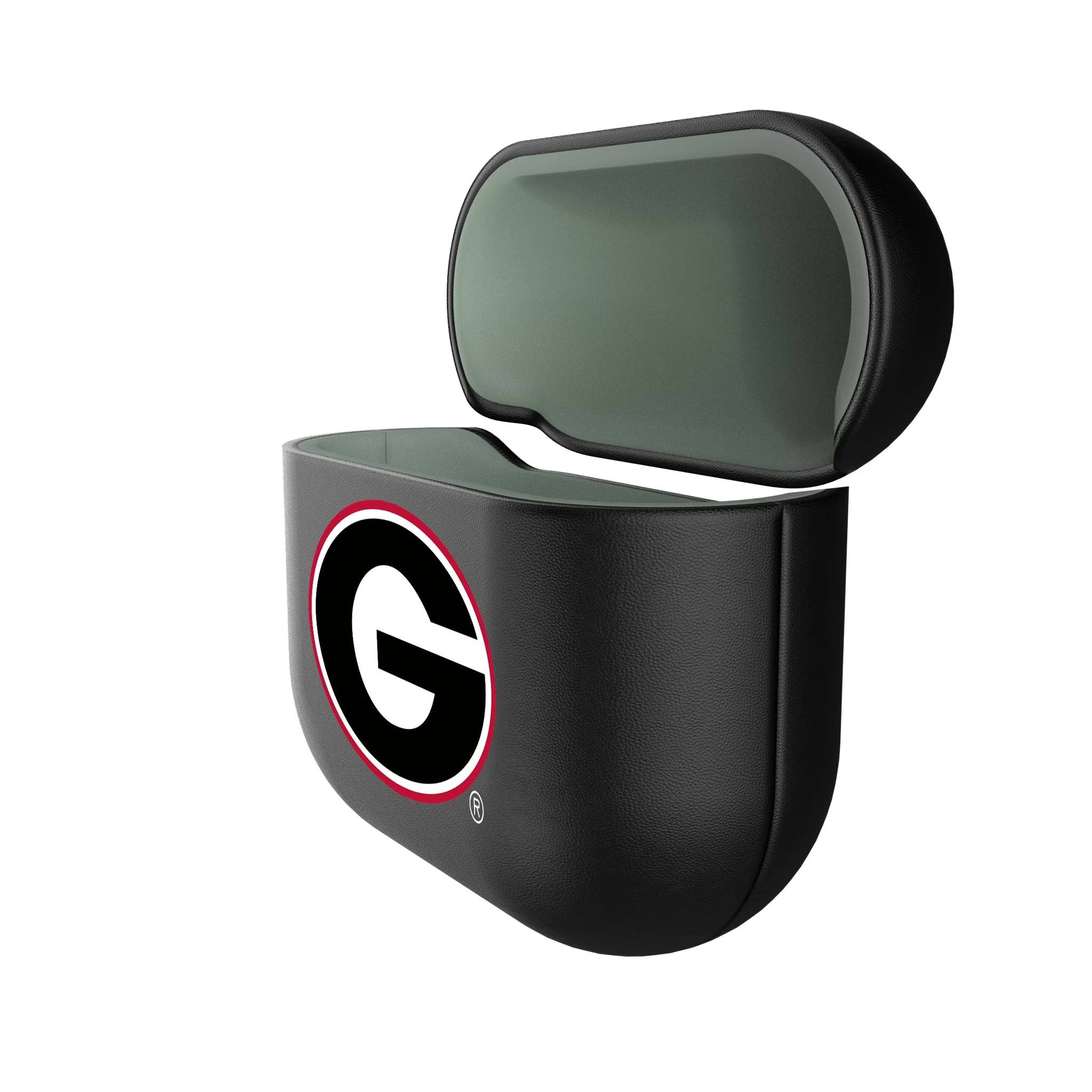 University of Georgia Bulldogs Insignia AirPods AirPod Case Cover - Isometric View#Device_AirPods 4