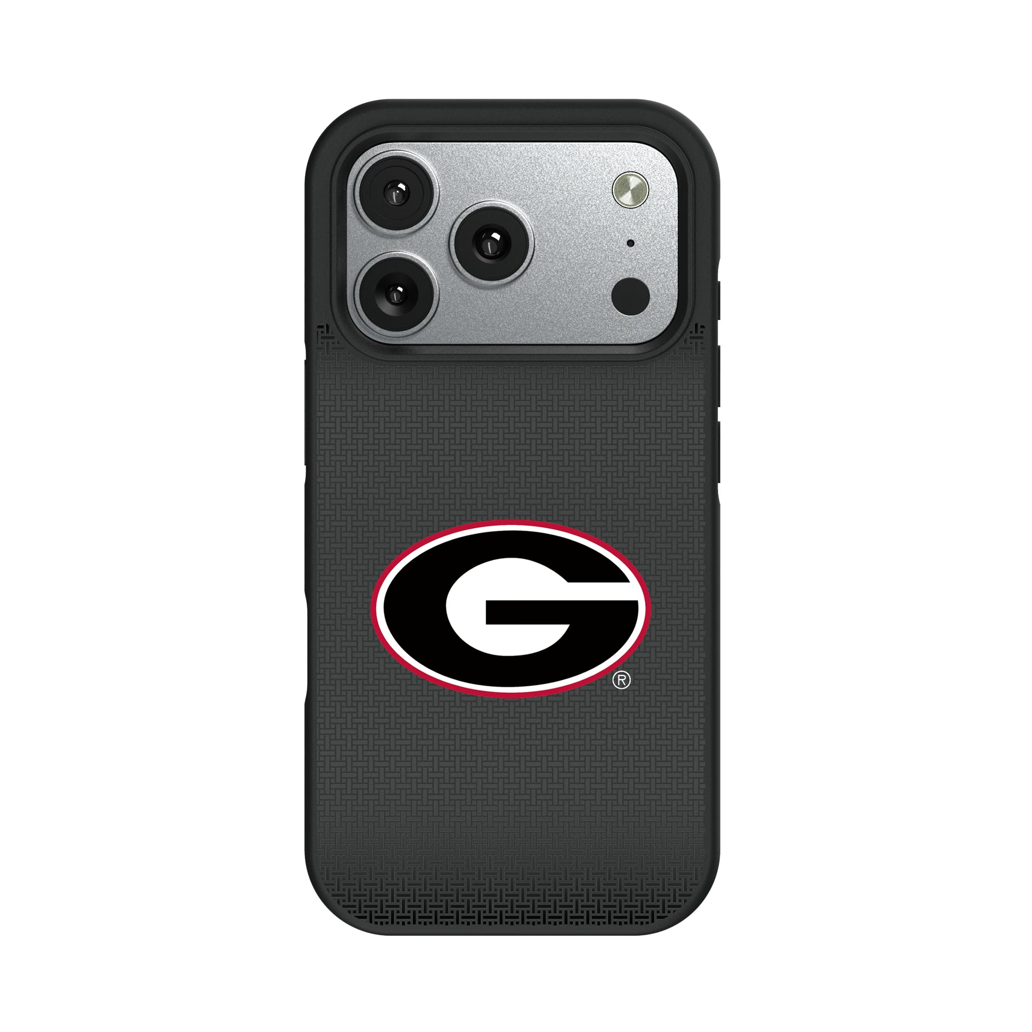 University of Georgia Bulldogs Linen iPhone Bump Phone Case for Apple iPhone#Device_iPhone 17 Pro