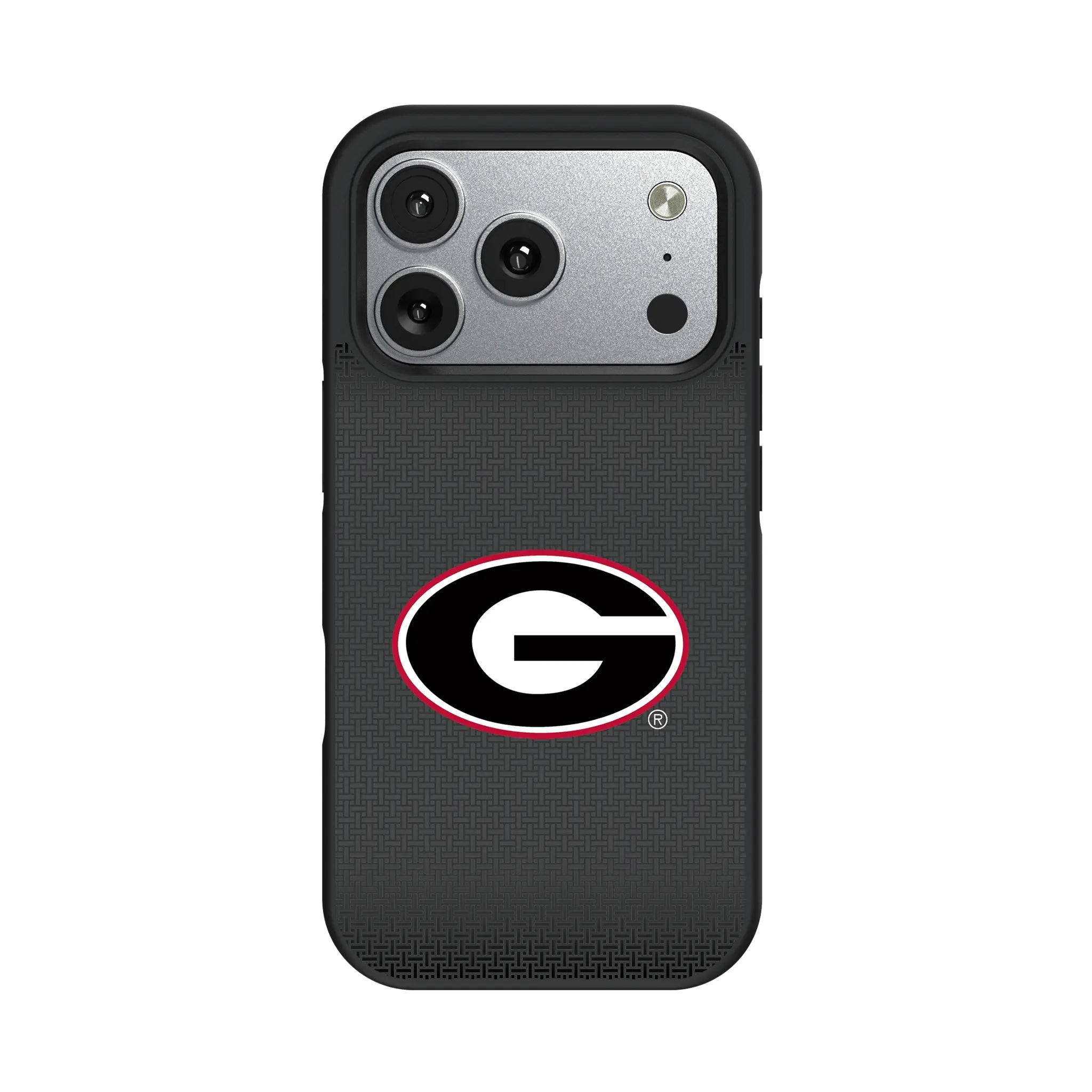 University of Georgia Bulldogs Linen iPhone Bump Phone Case for Apple iPhone#Device_iPhone 17 Pro
