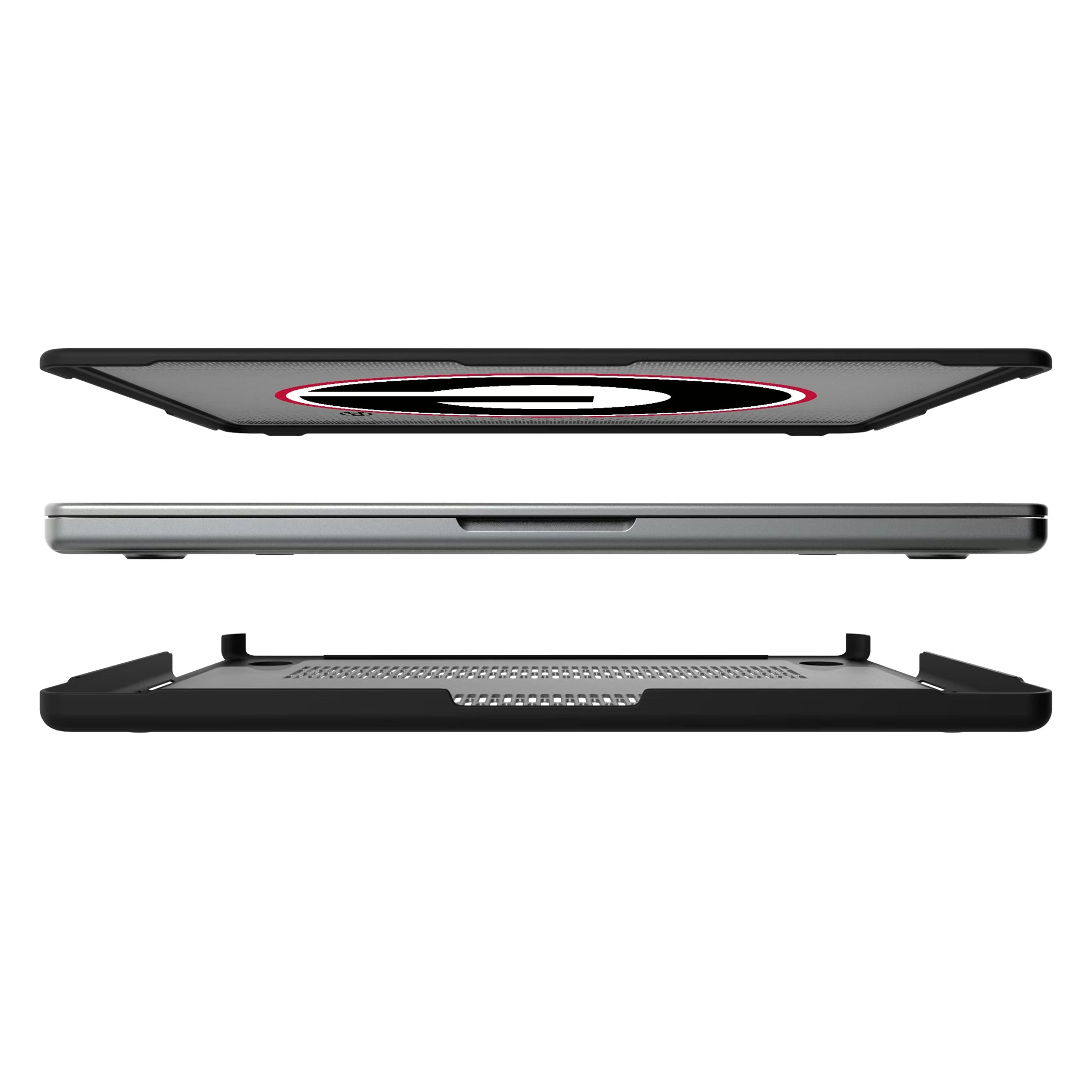 University of Georgia Bulldogs Linen MacBook Laptop Case for Apple MacBook#Device_MacBook Pro (14-inch, 2021) / MacBook Pro (14-inch, 2023) / MacBook Pro (14-inch, 2024)