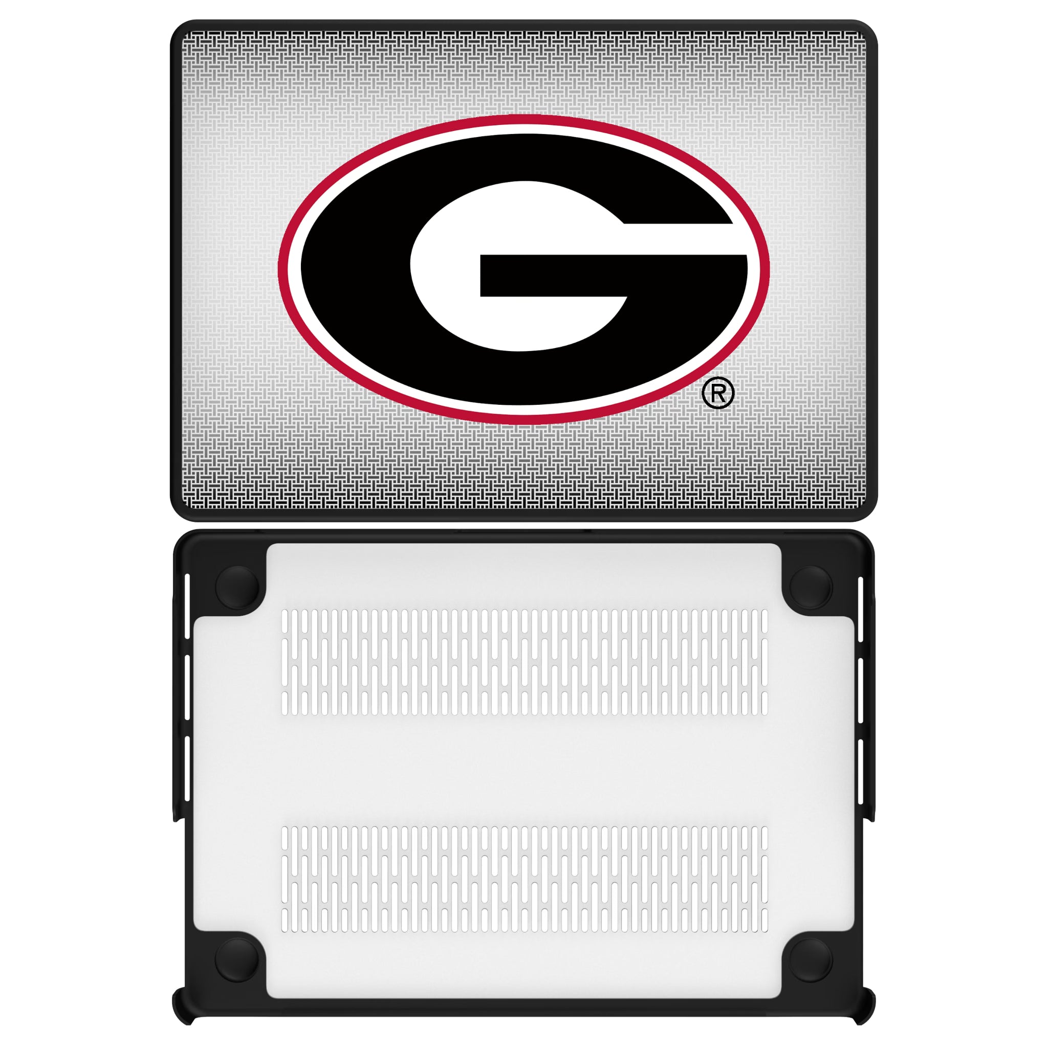 University of Georgia Bulldogs Linen MacBook Laptop Case for Apple MacBook#Device_MacBook Pro (14-inch, 2021) / MacBook Pro (14-inch, 2023) / MacBook Pro (14-inch, 2024)