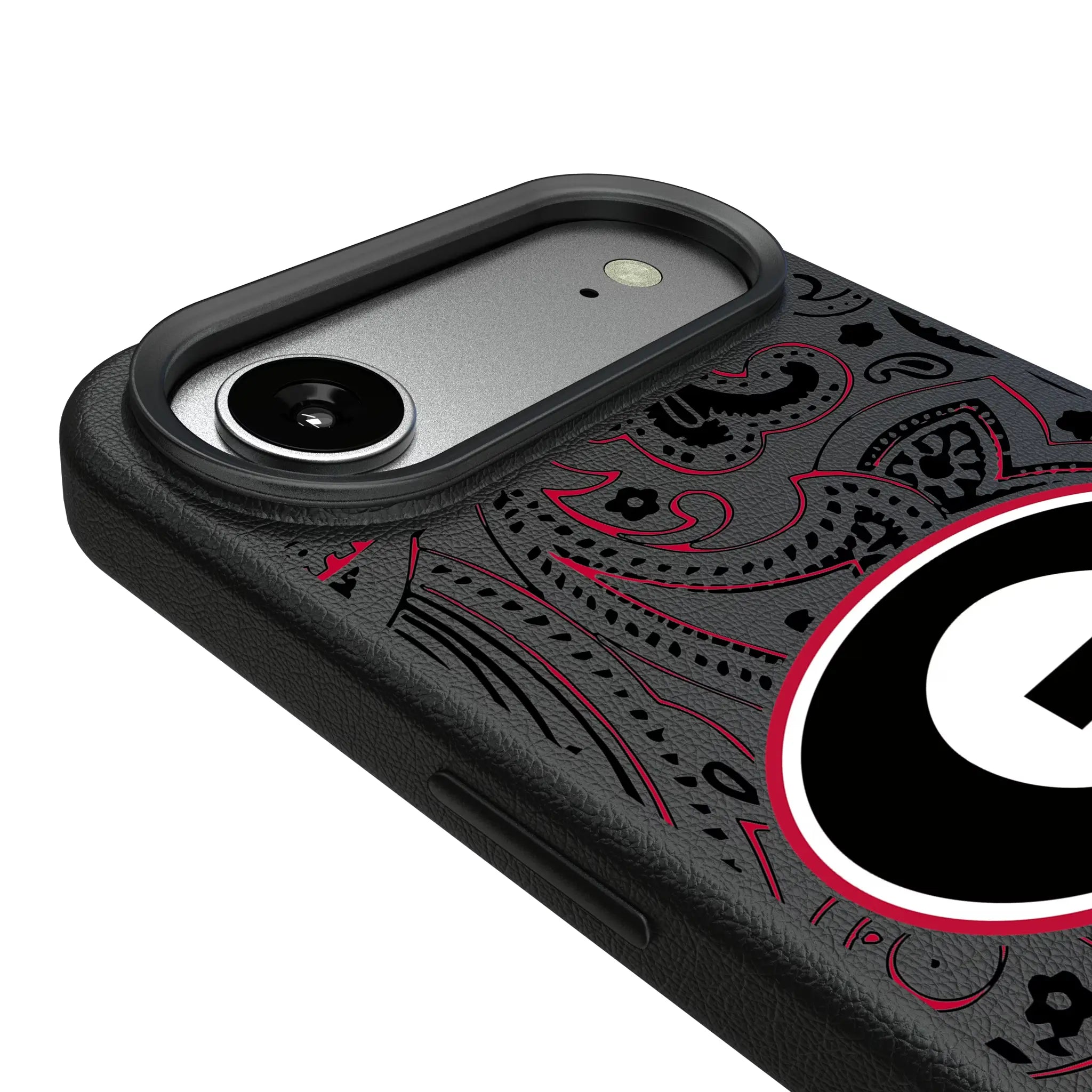 University of Georgia Bulldogs Paisley iPhone MagSafe Compatible Phone Case for Apple iPhone - Detail#Device_iPhone Air