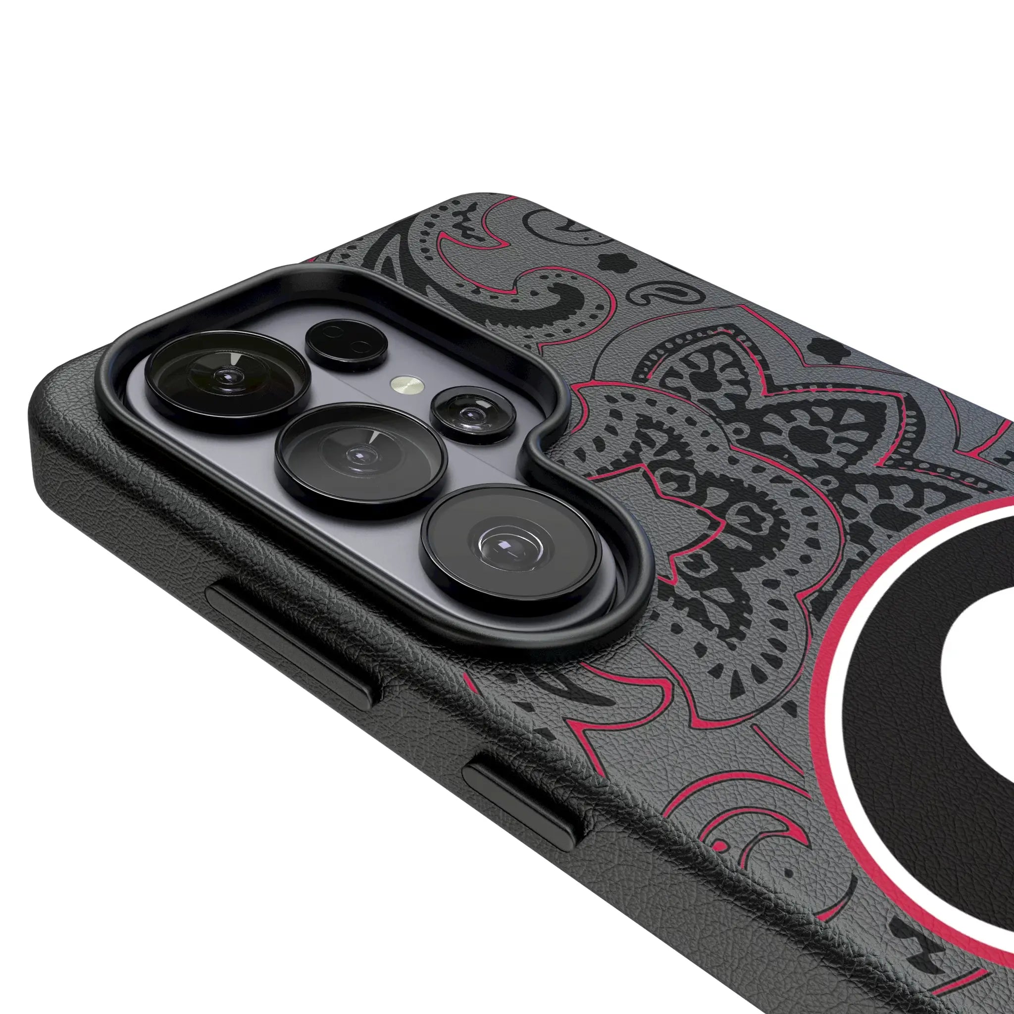 University of Georgia Bulldogs Paisley Galaxy MagSafe Compatible Phone Case for Samsung Galaxy - Detail#Device_Galaxy S26 Ultra