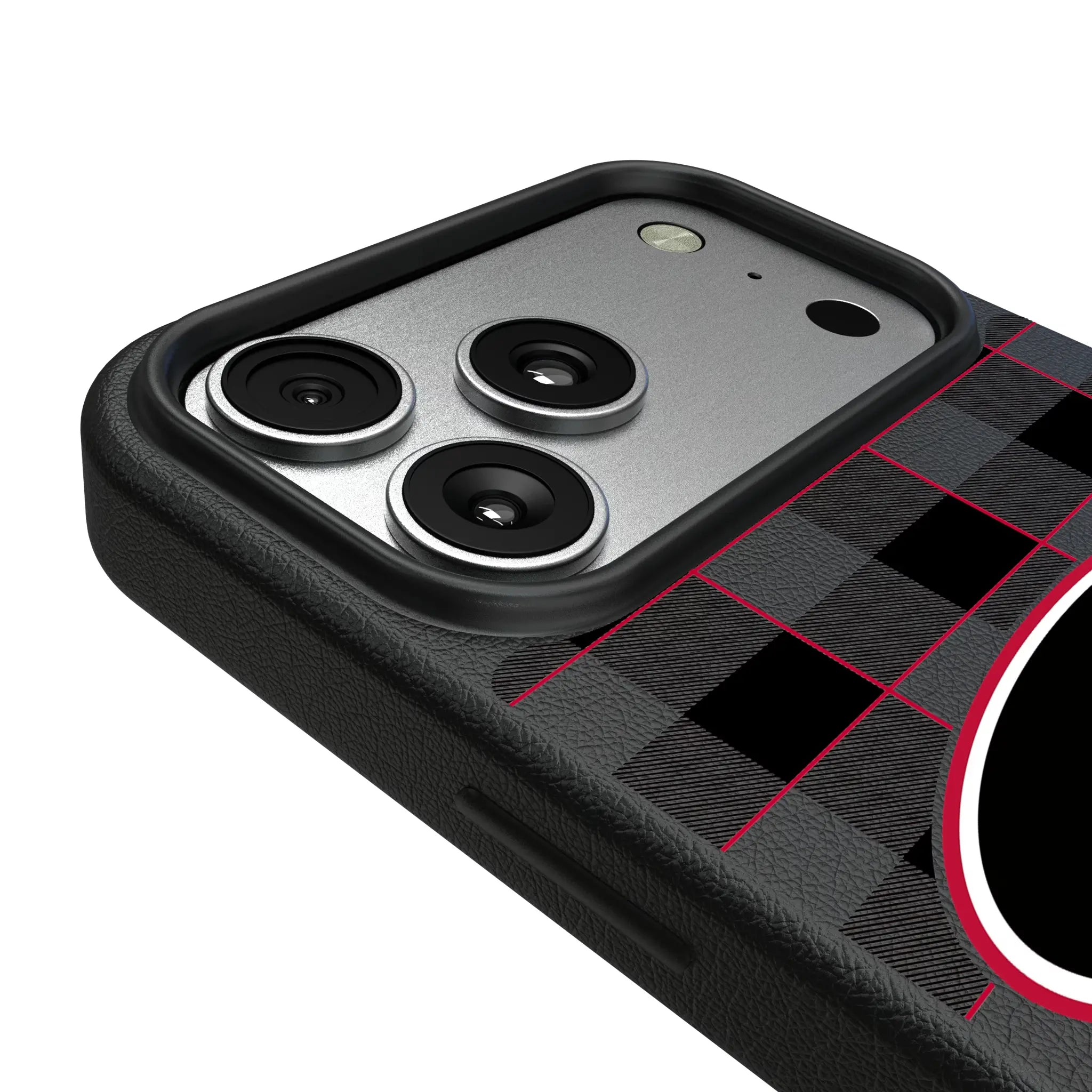University of Georgia Bulldogs Plaid iPhone MagSafe Compatible Phone Case for Apple iPhone - Detail#Device_iPhone 17 Pro Max