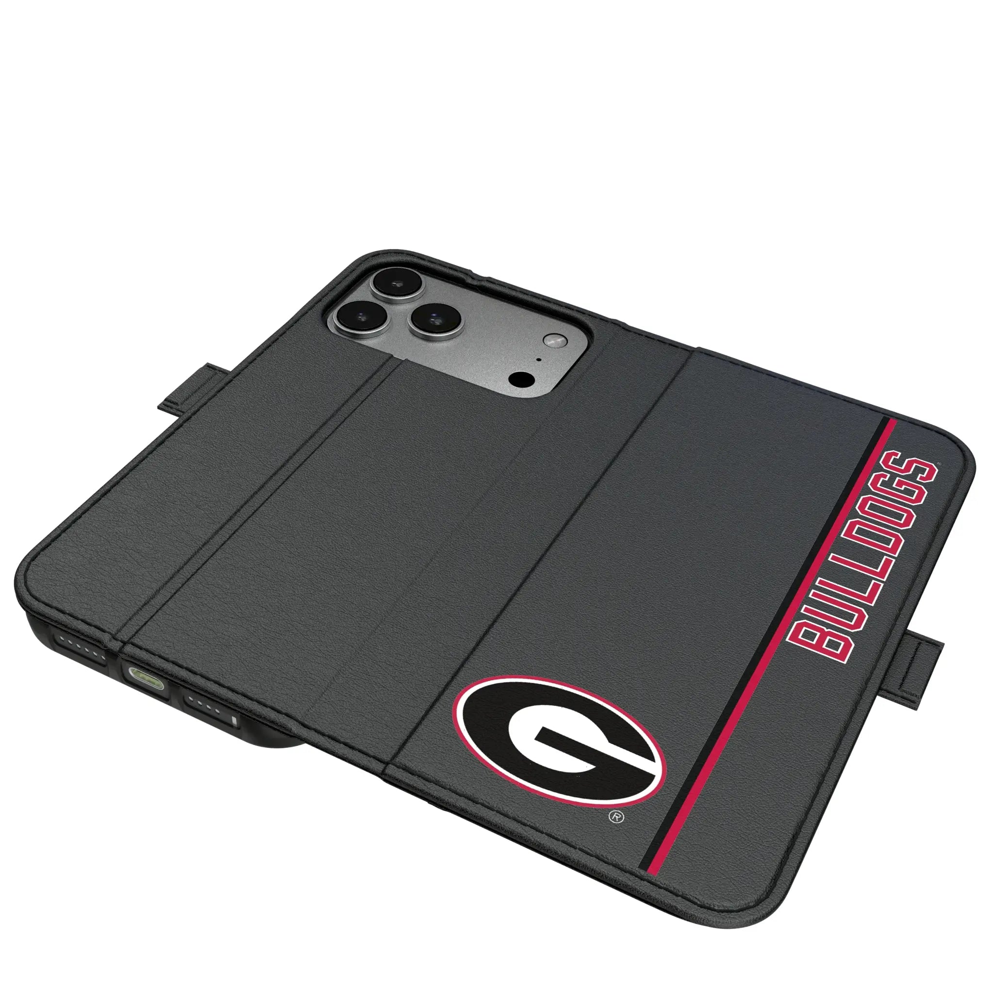 University of Georgia Bulldogs Sidebar iPhone Folio Phone Case for Apple iPhone#Device_iPhone 17 Pro Max