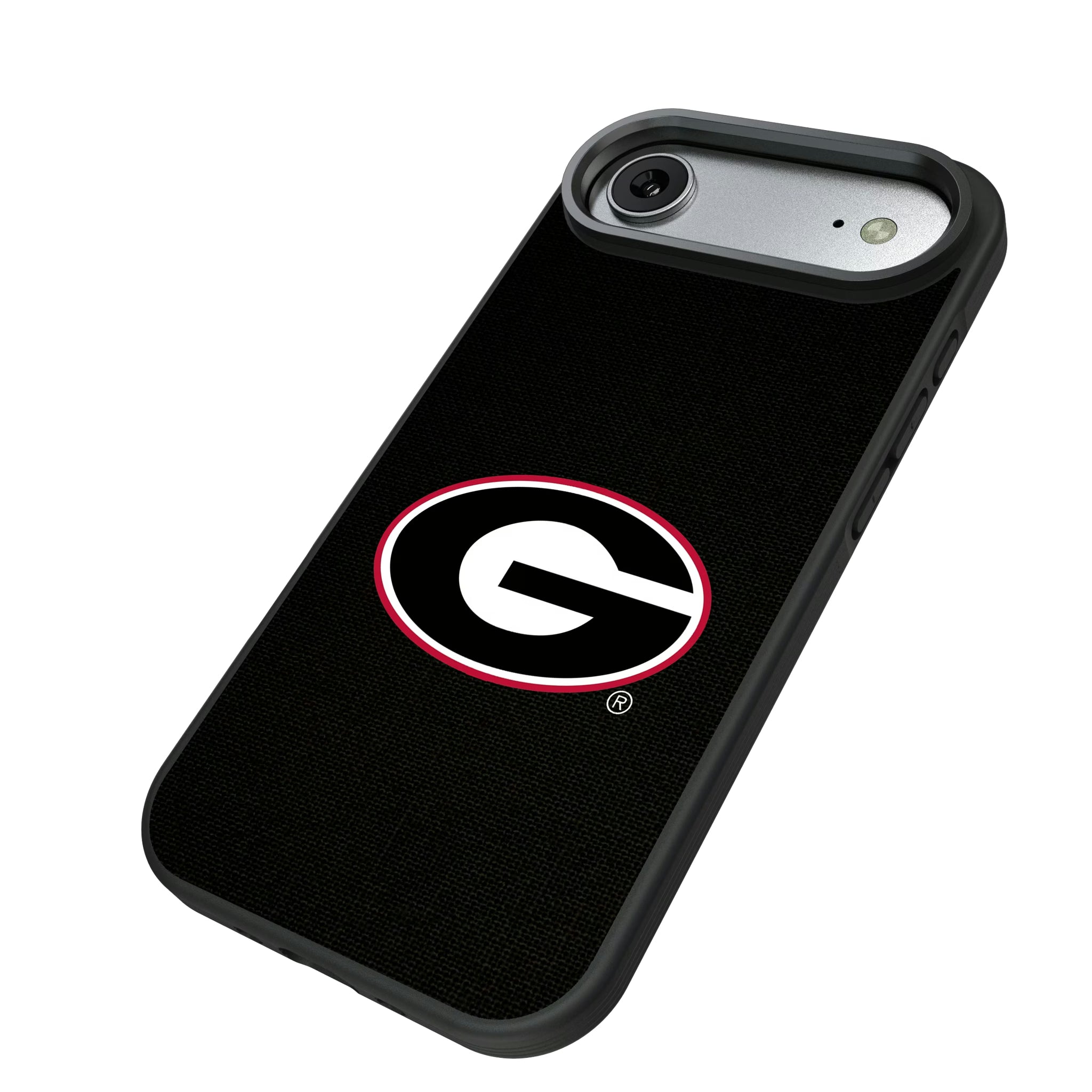 University of Georgia Bulldogs Solid iPhone Bump Phone Case for Apple iPhone - Isometric View#Device_iPhone Air