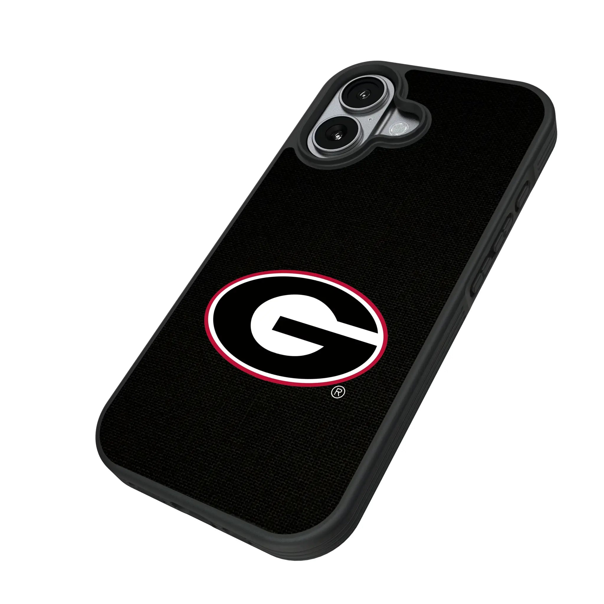 University of Georgia Bulldogs Solid iPhone Bump Phone Case for Apple iPhone - Isometric View#Device_iPhone 17