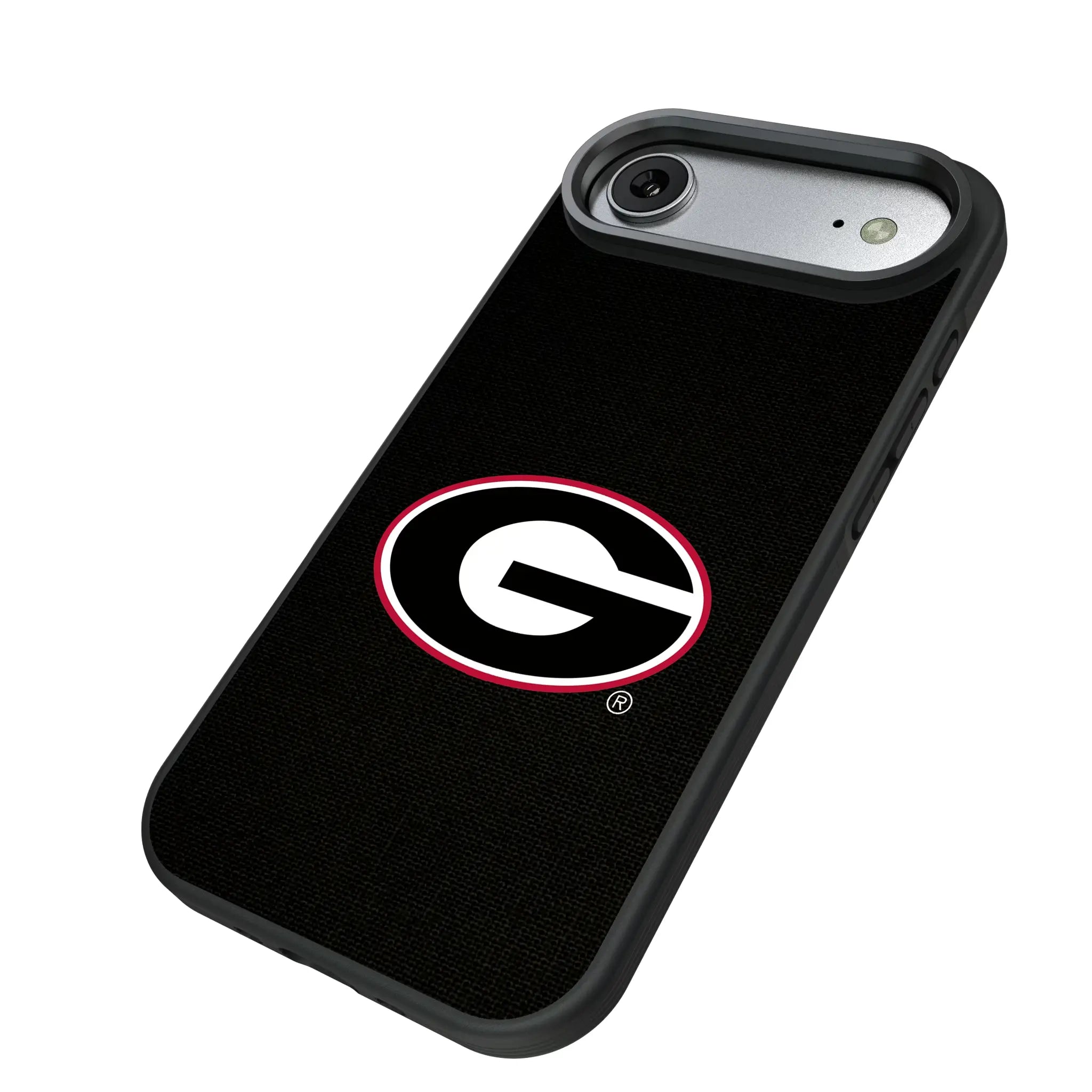University of Georgia Bulldogs Solid iPhone Bump Phone Case for Apple iPhone - Isometric View#Device_iPhone Air