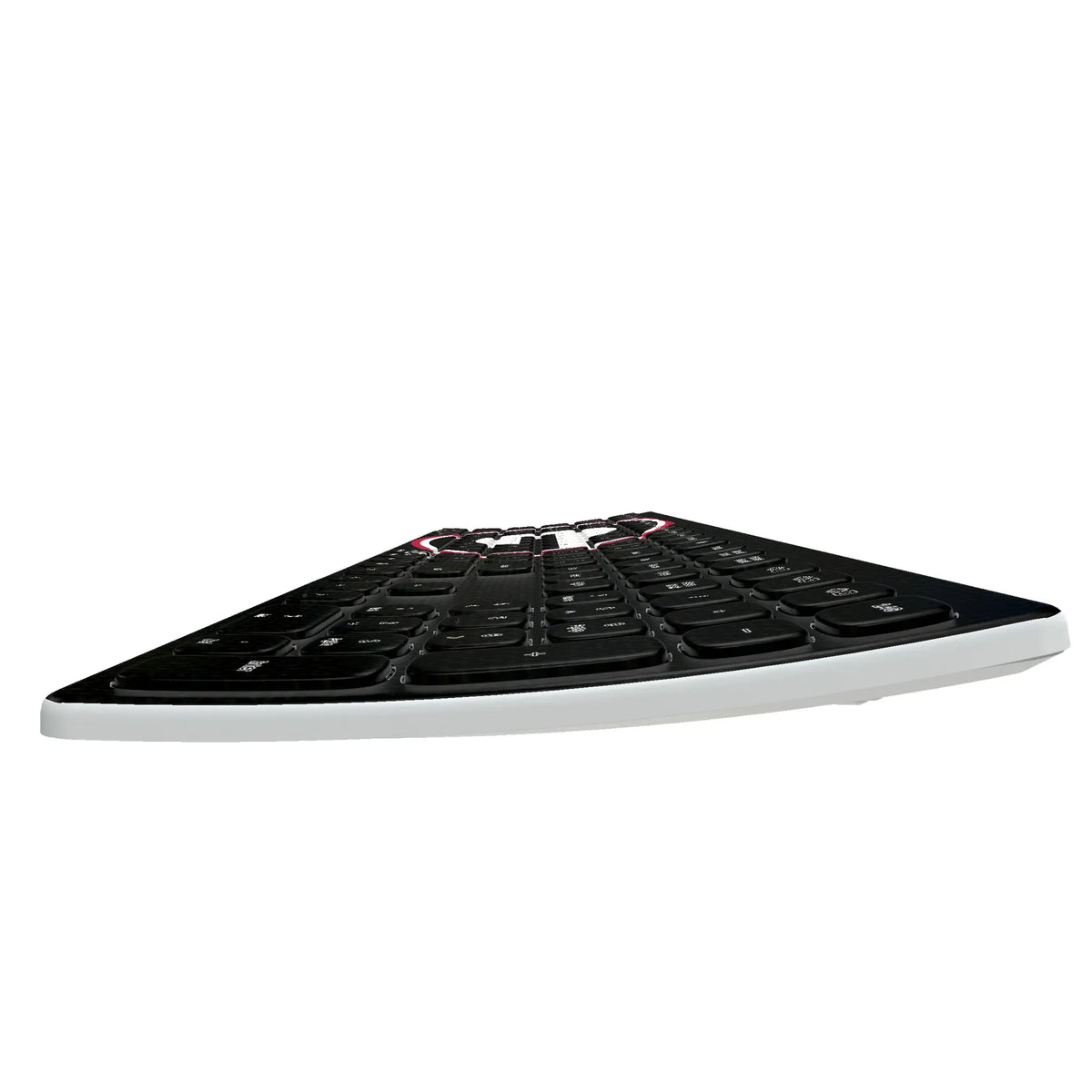 University of Georgia Bulldogs Solid KKB605 Curved Wireless Keyboard