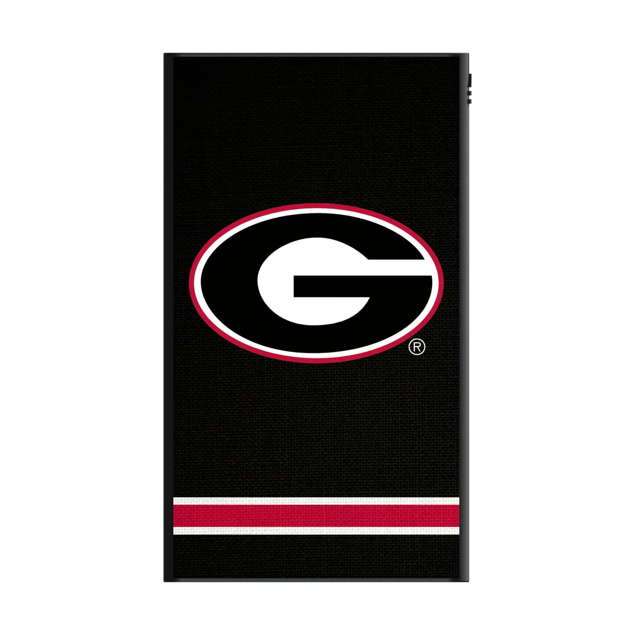 University of Georgia Bulldogs Stripe 5000mAh Flat Power Bank